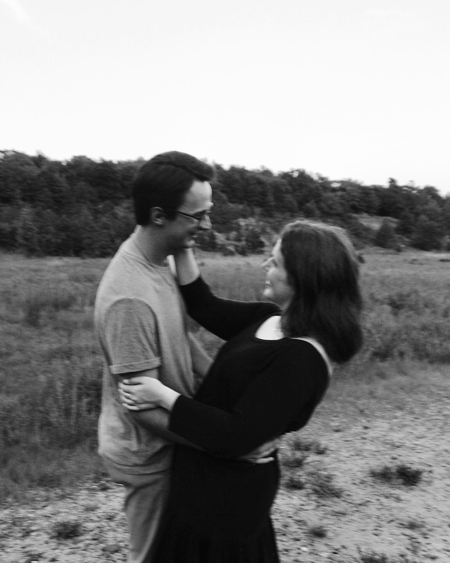 The b&w + blurry combo 😍