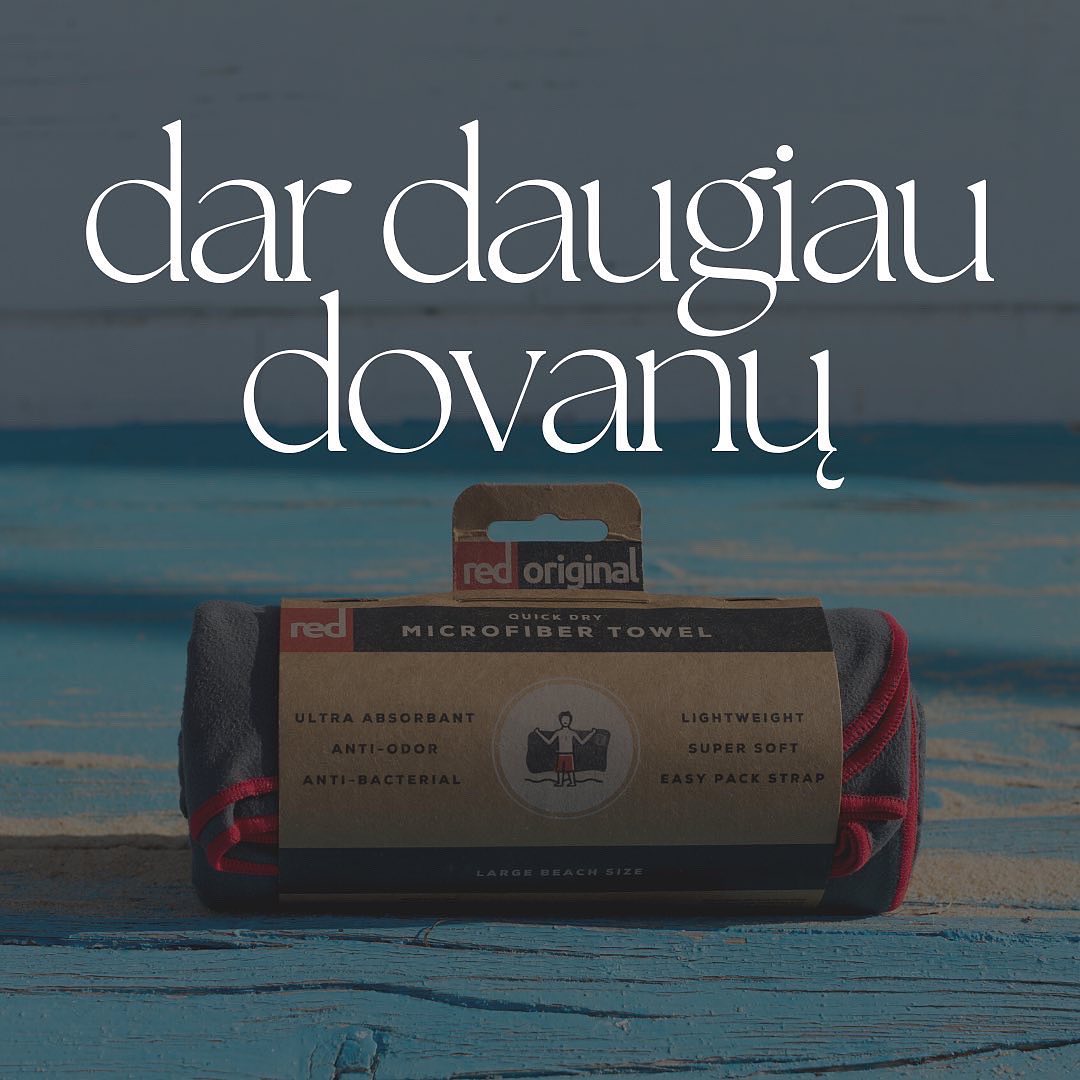 dar daugiau dovanų!
iki gruodžio 22 dienos perkantiems 60, 80, 120 ir 160 Eur dovanų kuponus goSUP paslaugoms pridėsime atrinktus RED Original aksesuarus dovanų!
Perkantiems
60 EUR dovanų kuponą dovanosime kelioninį mikropluošto rankšluostį;
80 EUR dovanų kuponą - termo gertuvę;
120 EUR dovanų kuponą - greitai džiūstantį pončą;
160 EUR dovanų kuponą perkantiems dovanosime aksesuarų rinkinį: rankšluostį, gertuvę ir 10L sausą krepšį
Dovanų kuponus užsisakyti galite parašę info@gosup.lt arba asmenine žinute.
#varomsupint
.
.
.
#gosup #gosuplt #irklentes #aksesuaraisportui #redoriginal #lietuva #lithuania #outdooradventures #standuppaddle #paddleboarding #redpaddleco #sup #irklentės #supturai #supnupma #irklenčiųsportas #irklenciunuoma #irklentės #vilnius #kaunas #klaipėda #trakai