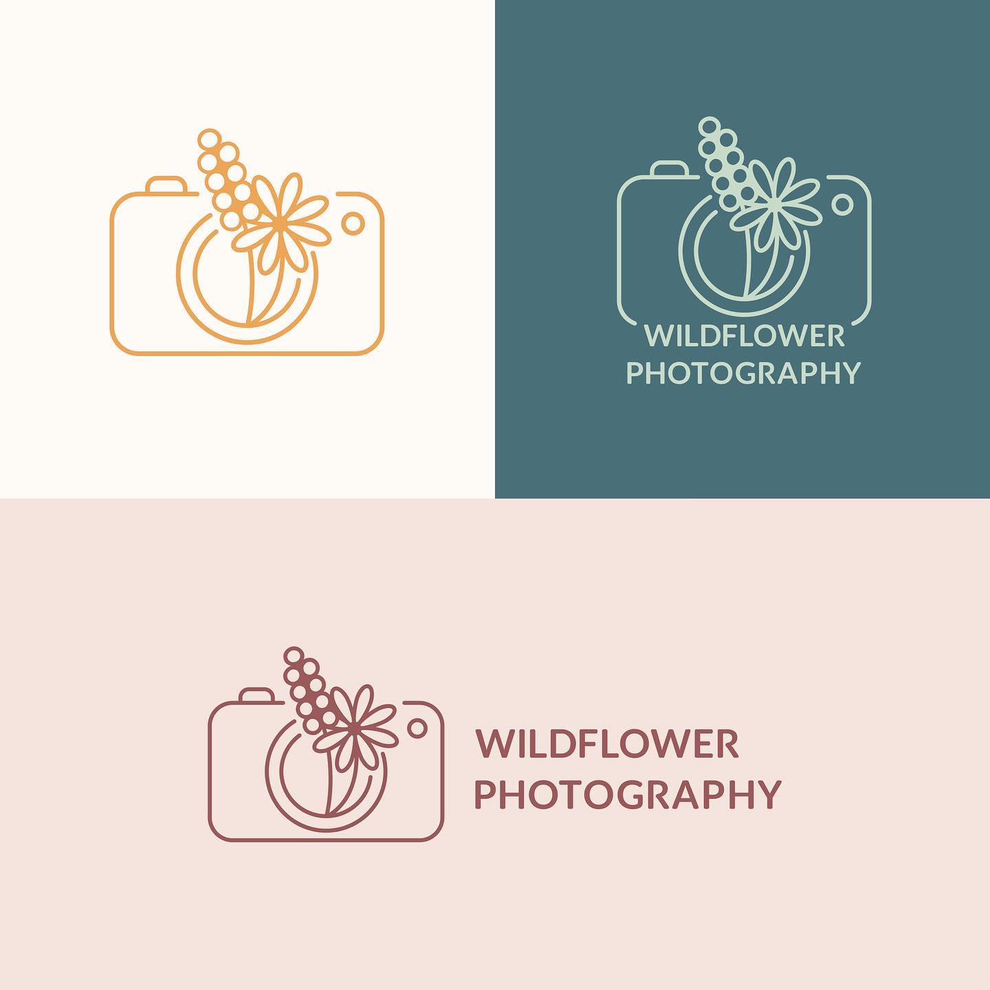 These are just a few of the logo variations for Wildflower Photography.
When I’m designing a logo, I create several different variations that work vertically, horizontally, or just as a brand mark. I also make sure that the logo is clearly visible at a variety of sizes and when used on a dark or light background. This makes sure that you end up with cohesive brand elements wherever you’re using your logo!
#logodesigner #logodesignservices #branddesign #graphicdesign #graphicdesigninspiration #photographylogo