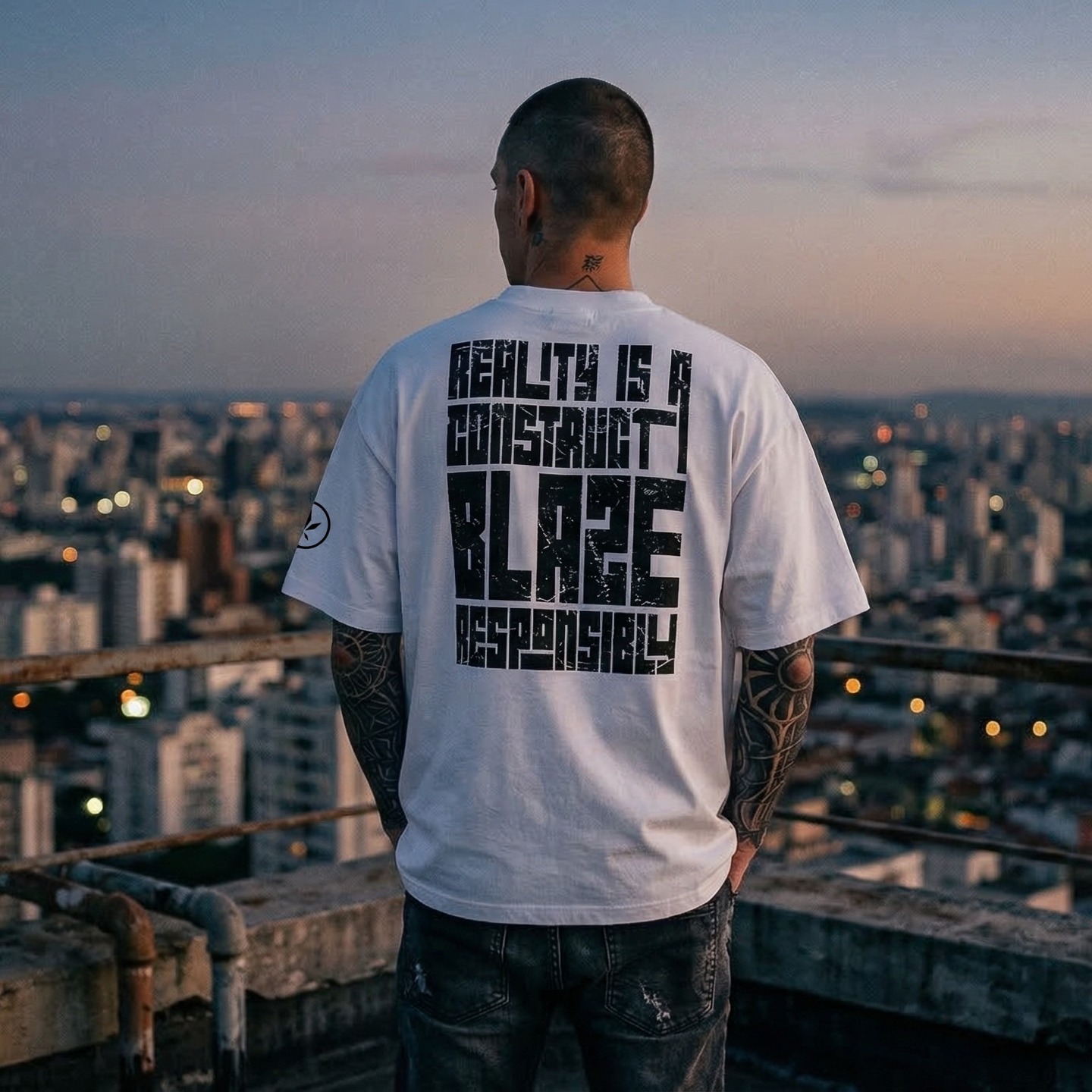 Heavyweight comfort. Clear perspective.
#blazedwear #streetwear #oversizedtee