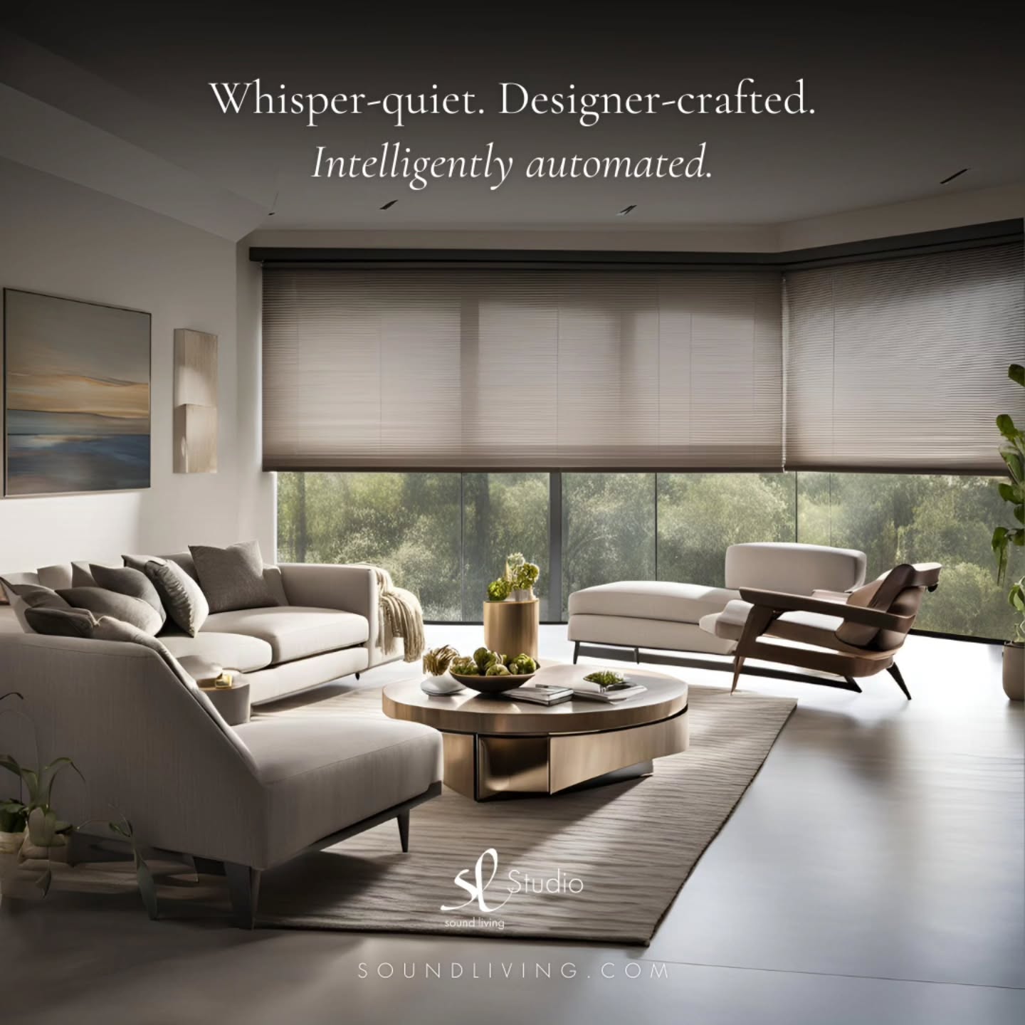 It’s not just about covering windows—
it’s about creating a feeling.
Soft light in the morning.
Privacy when you need it.
A home that responds to you.
Interested in automated window treatments? Explore the possibilities.
🌐 www.soundliving.com
#motorizedwindowtreatments #homeautomationsystem #soundliving