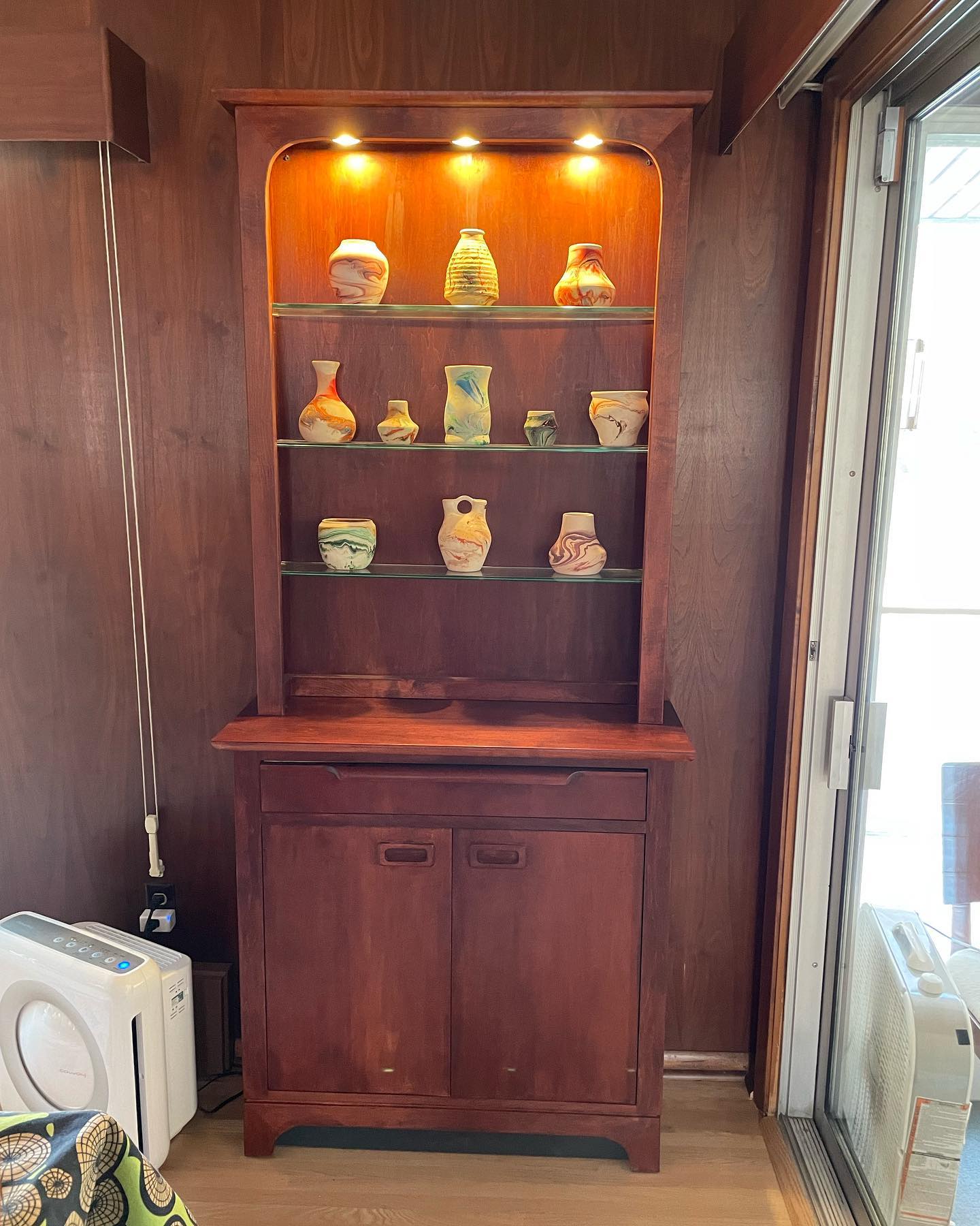 3 midcentury cabinets for a gorgeous midcentury home.