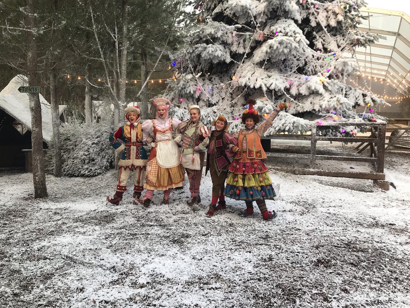 A lil late posting, but I had the dream job of helping elves get ready to greet visiting human folk again, and worked with an absolutely beaut team🌲🤍