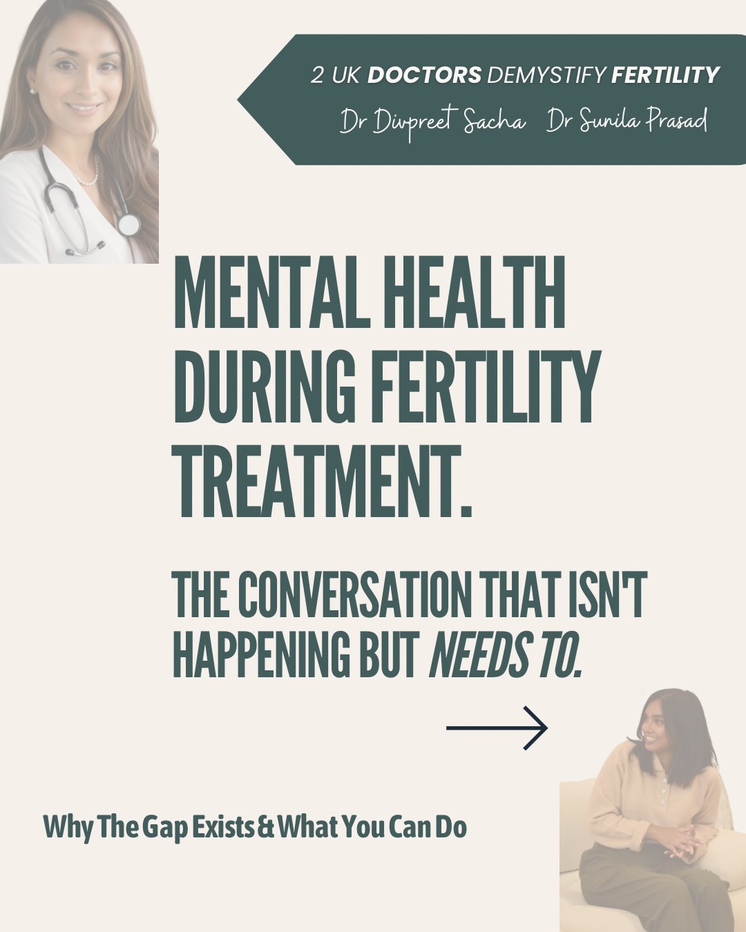 52% of women in IVF report clinically significant stress or anxiety- There is no standard UK pathway to address it.
It affects day to day functioning, treatment adherence, and whether people keep going with treatment— not just how it feels.
More support exists than most people realise, which we’ve mapped it out. Read the latest blog which covers what else we discussed in the masterclass - or look to access the masterclass replay link in bio.
