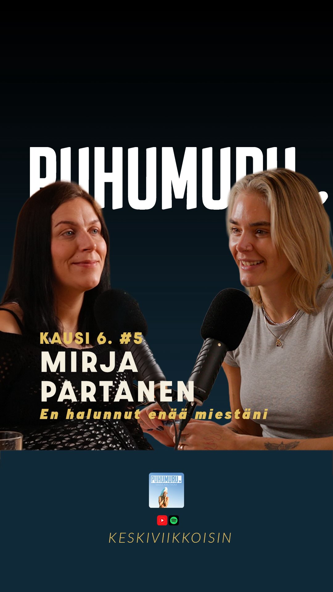 Uusi podjakso jĂ€lleen teille muruset đ
TÀssÀ jaksossa mun vieraana on Mirja Partanen, neljÀn lapsen Àiti. Puhutaan tosi rehellisesti siitÀ, miltÀ tuntuu elÀÀ elÀmÀÀ muita varten. TehdÀ valintoja, jotka tuntuu oikeilta muiden silmissÀ, mutta eivÀt enÀÀ omassa kehossa.
Mirja kertoo, miten hĂ€n oli lĂ€hes koko aikuisikĂ€nsĂ€ ajan toiminut miellyttÀÀkseen muita ja sopeutuakseen siihen, mitĂ€ ajatteli ettĂ€ âkuuluu tehdĂ€â. Kun oma avioliitto ajautui kriisiin, hĂ€n alkoi ensimmĂ€istĂ€ kertaa pysĂ€htyĂ€ itsensĂ€ ÀÀrelle. Miksi seksi ei enÀÀ kiinnostanut? Oliko hĂ€nessĂ€ jotain vialla?
S-haasteen kautta Mirja oivalsi jotain todella pysÀyttÀvÀÀ. Halu ei ollut kadonnut. HÀn kyllÀ halusi seksiÀ⊠mutta ei enÀÀ oman miehensÀ kanssa. Kun sanat satuttavat tarpeeksi syvÀltÀ, keho muistaa. Ja Mirja huomasi, ettei hÀn halunnut tulla kosketetuksi ihmiseltÀ, joka oli rikkonut hÀnen suhdettaan omaan kehoon. Samalla hÀn nÀki myös jotain muuta. HÀn oli itse kasvanut, mutta puoliso oli jÀÀnyt paikoilleen. Jossain kohtaa oli pakko kohdata totuus. Ja tehdÀ pÀÀtös, joka muutti kaiken. Ero.
TÀnÀÀn Mirja elÀÀ uutta vaihetta elÀmÀssÀÀn. Uusi rakkaus on ollut tÀrkeÀ osa hÀnen matkaansa takaisin omaan naiseuteen ja seksuaalisuuteen, mutta samalla hÀn muistuttaa yhdestÀ tÀrkeÀstÀ asiasta. Kukaan muu ei voi tehdÀ tÀtÀ matkaa sun puolesta.
Jos sÀ oot joskus miettinyt, miksi halu on kadonnut ja voiko sen vielÀ löytÀÀ uudelleen, tÀmÀ jakso on sulle.
MAALISKUUN S-HAASTE KAMPPIS! âš Hinta nyt vain 19,90 ⏠(norm. 29,90 âŹ). Kampanja pÀÀttyy 31.3. â sÀÀstĂ€t 10 âŹ! Link in bio #parisuhde #nainen #rakkaus #hyvinvointi #podcast