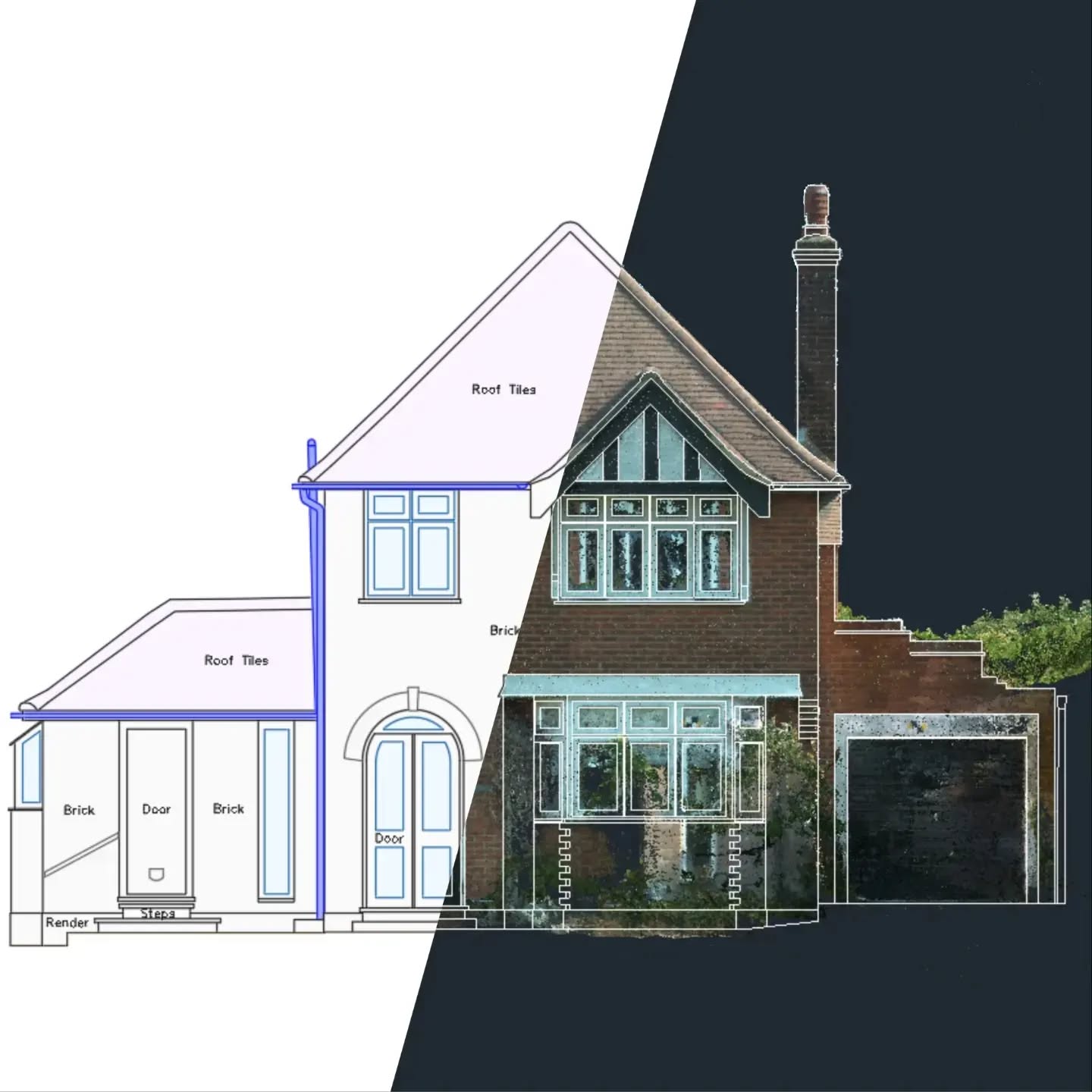 Our incorporation of point clouds in the measurement of building elevations greatly enhances the accuracy, efficiency, and comprehensiveness of data capture.
.
.
.
.
.
.
#PointCloud #BuildingElevation #cad #MeasuredBuildingSurvey #Architectuk #Architecture #PlanningApplication #HouseExtension #SurveyLife #Surveying