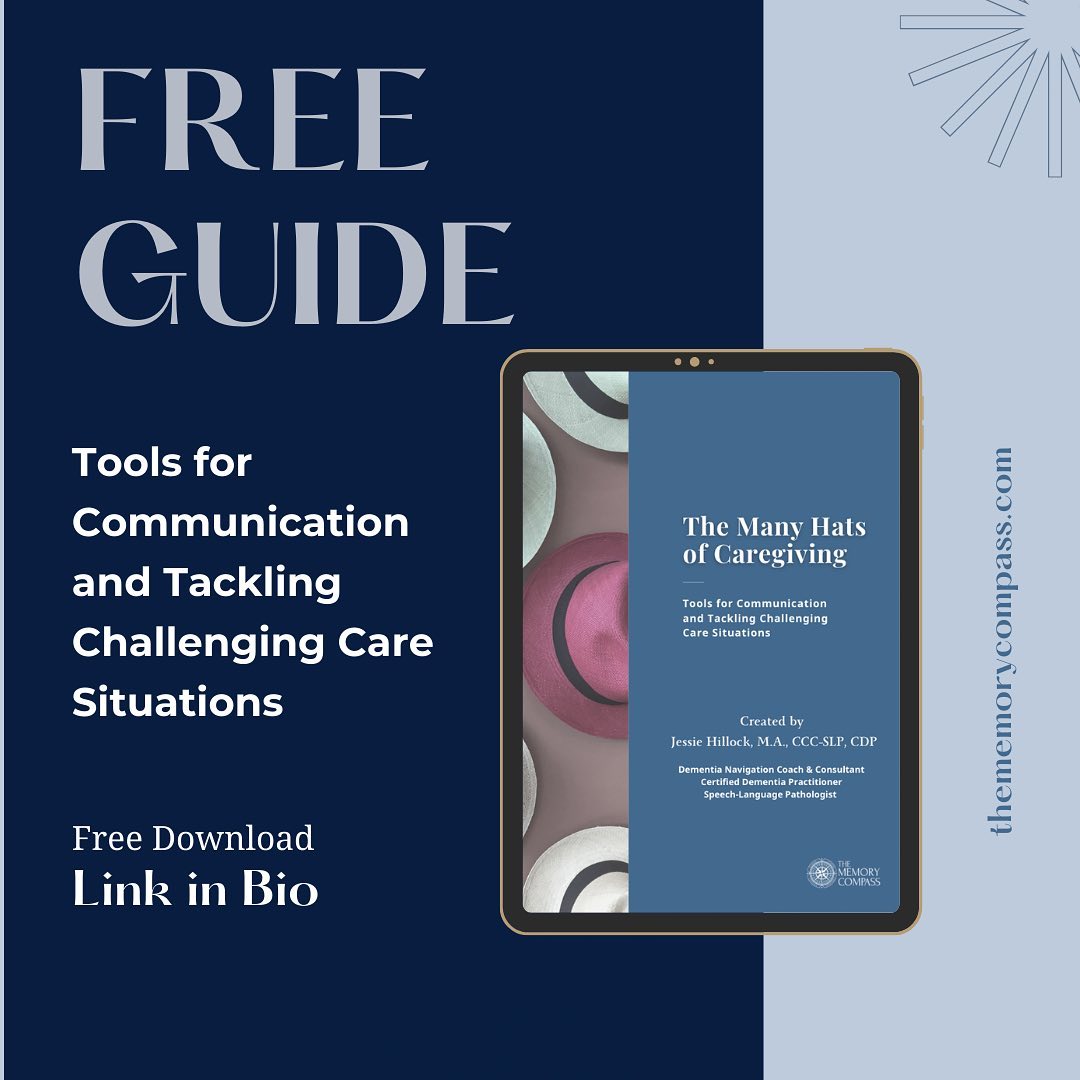 My oh my it has been far too long since my last post 😅
I wanted to pop on to share this free guide I created for my monthly newsletter subscribers. It is full of helpful tools for tackling communication and challenging care situations designed for care partners of a loved one living with dementia. I also kept healthcare professionals in mind and feel this FREE download can be just as helpful for you!
I have been blessed with the opportunity to share my knowledge over this past summer at various different speaking engagements and from that work I was driven to create this guide for you. Click the link in bio to download yours today!
ENJOY!
- Jess
#alzheimerseducation #dementiaeducation #dementiacommunication #familycaregivers #vasculardementia #frontotemporaldementia #lewybodydementia #speechpathologist #privateptacticeslp #medslp #seniorcare #dementiaresources #memorycare #memorycarecommunity