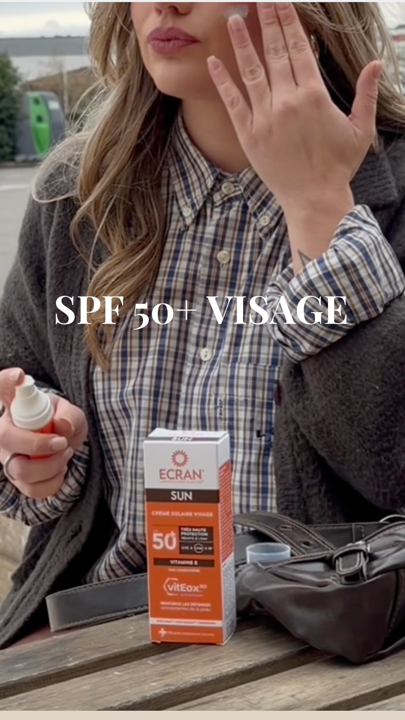 Une balade en ville sous le signe de la protection. Même sous les nuages, on se munit de sa crème visage hydratation SPF 50+ ECRAN® !
#protectionuv #spf50+ #soinsvisage #preventionsolaire #peausaine #skincare #cremesolaireECRAN