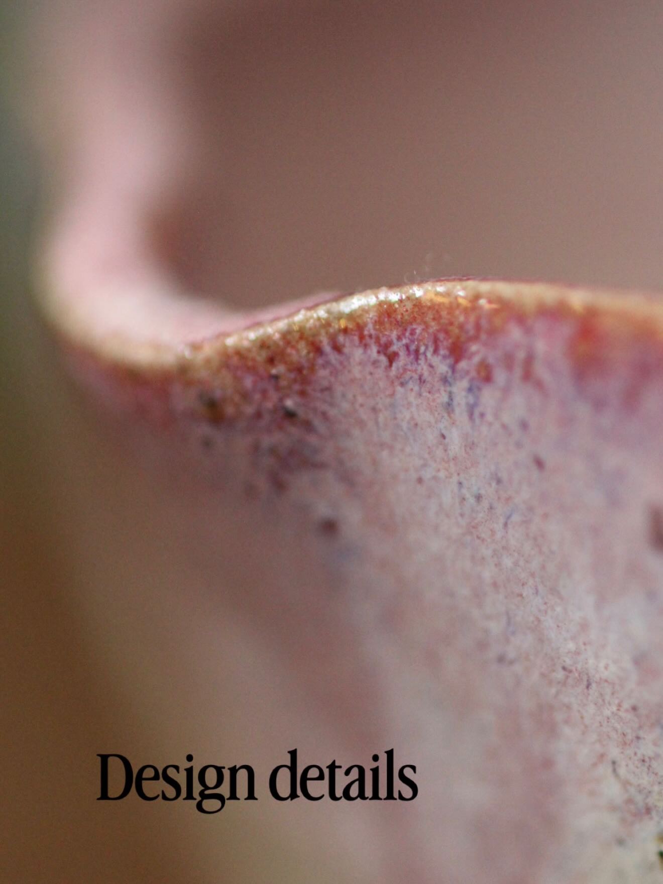 March meet the maker - prompt design details. As these photos show, I love using the camera to pick out the design details. Most often it’s the unexpected glaze magic that emerges from the kiln, but it could also be a pleasing handle, or a beautifully finished rim. #jenmakespots #marchmeetthemaker #details