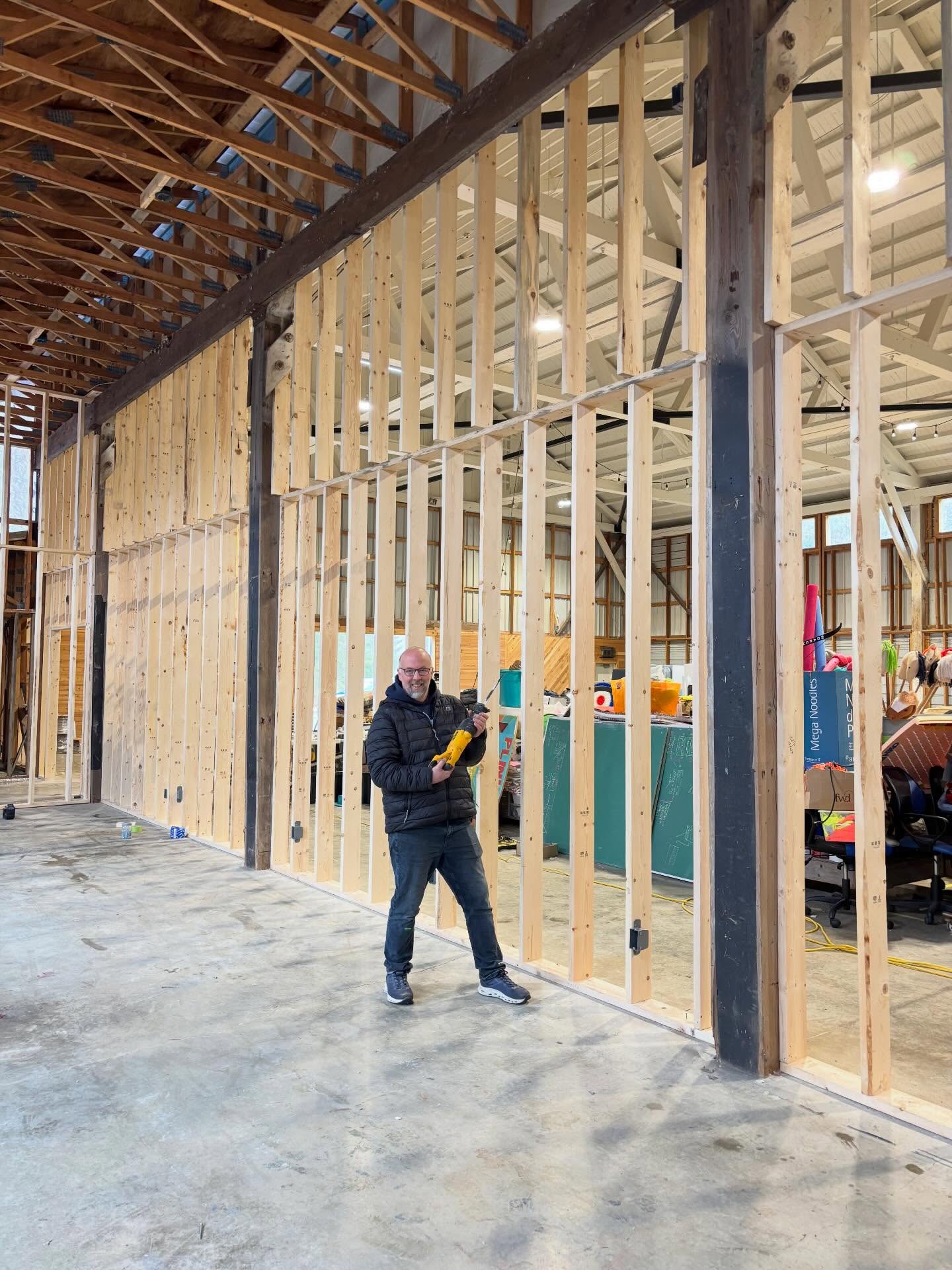 We’re so excited to finally be finishing the Dry Shed! We’re almost ready for insulation and drywall. Gearing up and getting ready to host our 100th Anniversary Banquet here on May 2. Don’t forget to purchase your tickets!