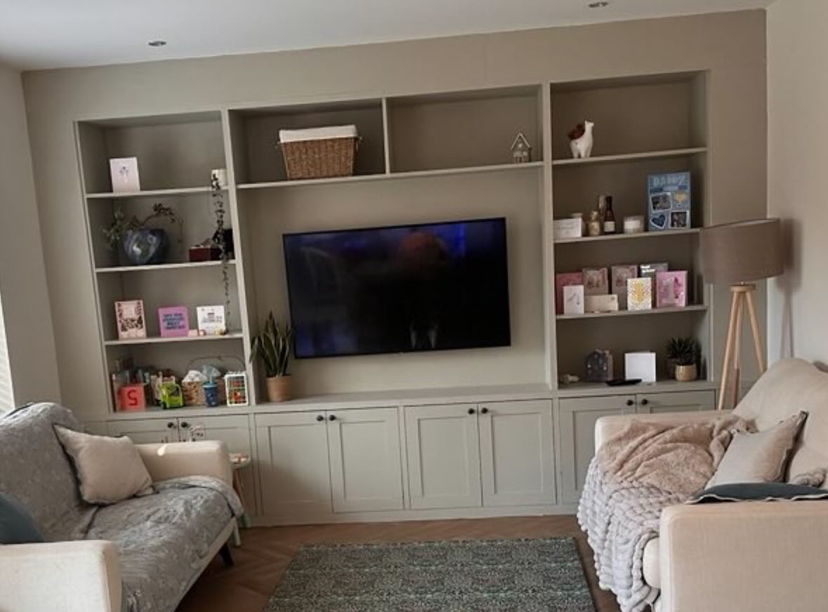 Another media unit complete!🫡 If you’d like something similar before Christmas, please get in touch asap as diaries filling up!