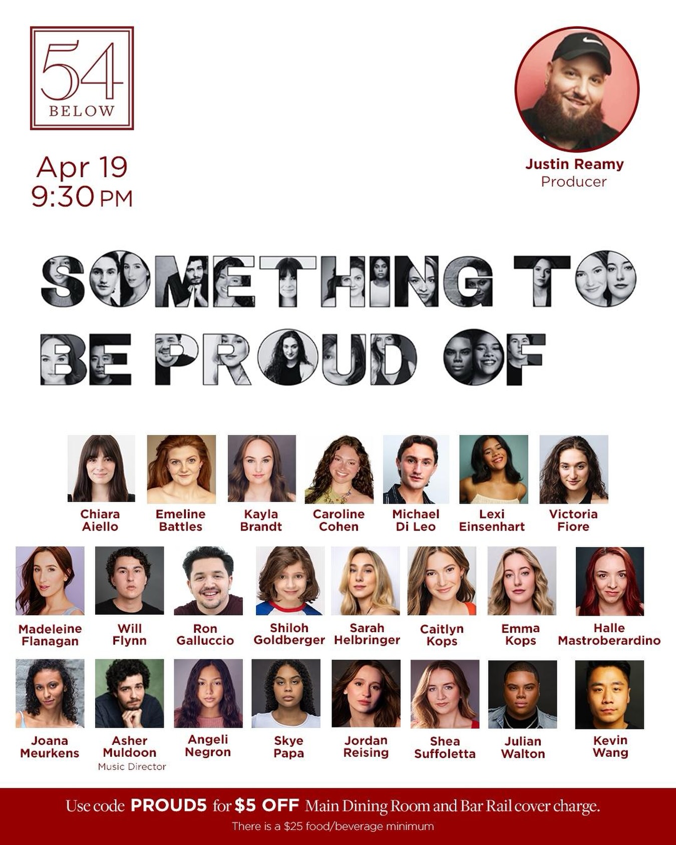 ONE MONTH AWAY! Come support just a portion of the incredibly talented studio I have the honor of coaching! You won't wanna miss our FULL band and excellent arrangements by @asher.muldoon - Link in bio! ✨