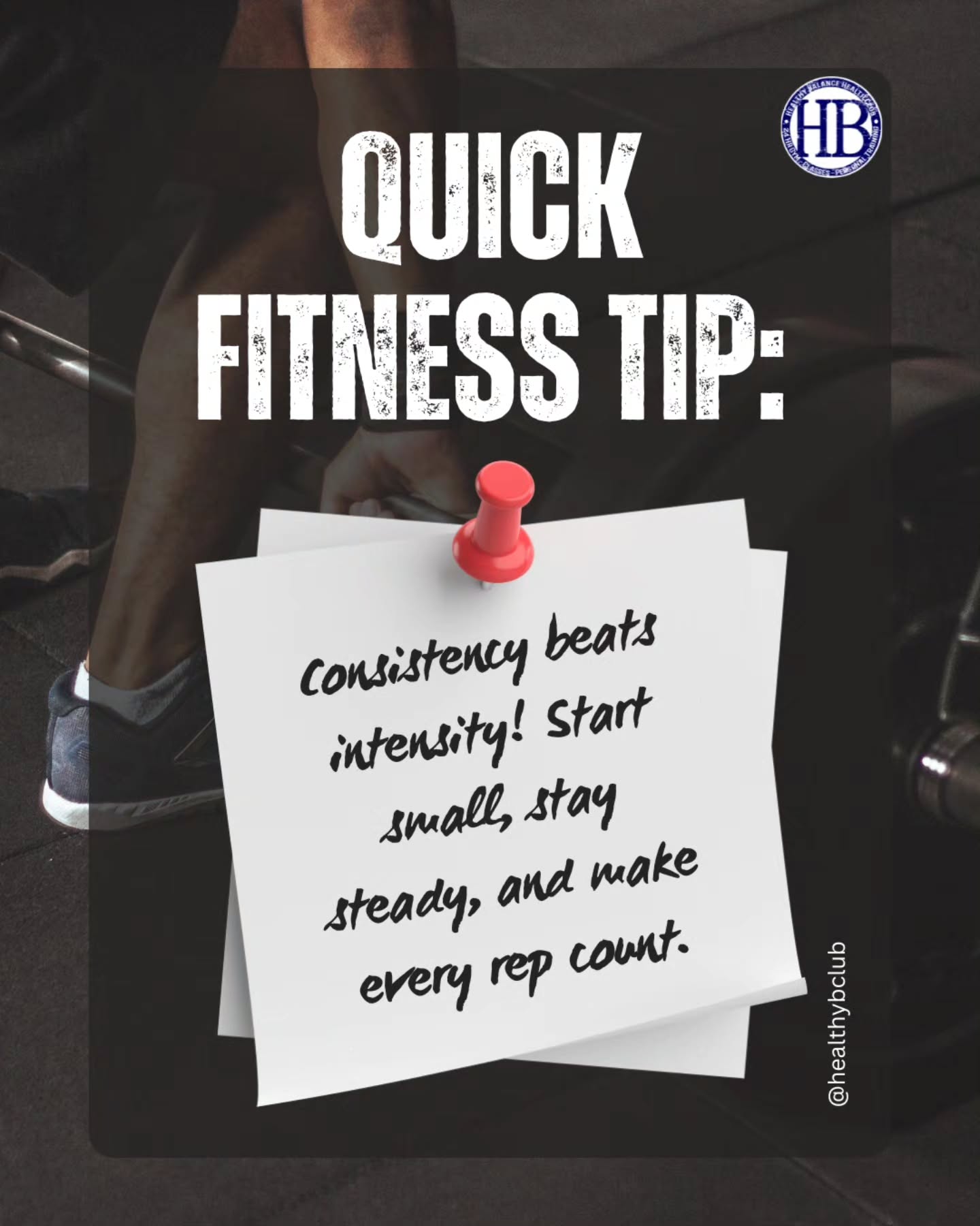Consistency is key!
#HealthyBalance #GymTips #learnliftlive #FitSpiration