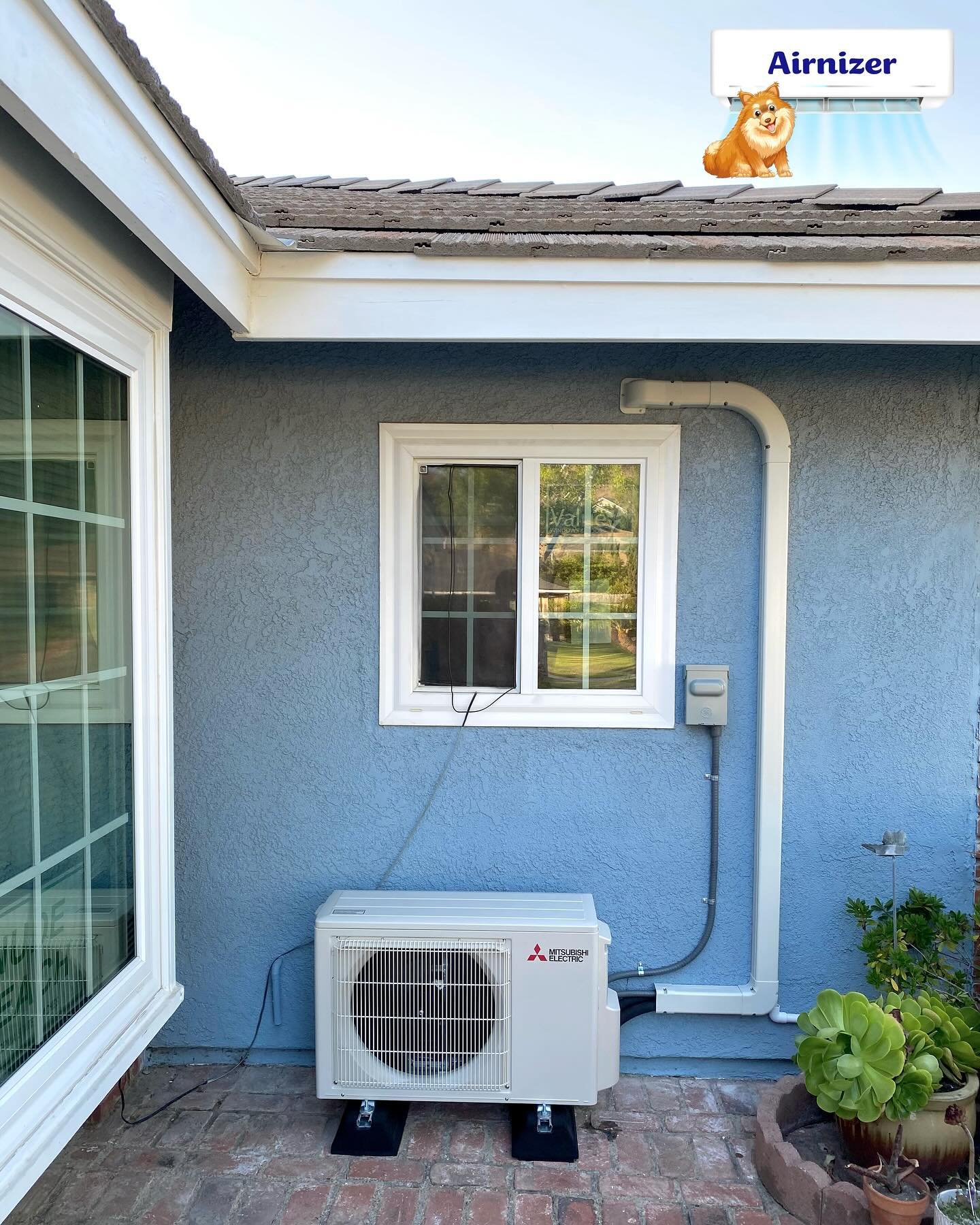 1-zone 12k BTU 115V wall mounted Mitsubishi mini split ac and heat pump system installed in Orange, Ca #mitsubishi #ductless #minisplit #heatpump #hvacinstall #hvactechnician #ac #hvacinstaller