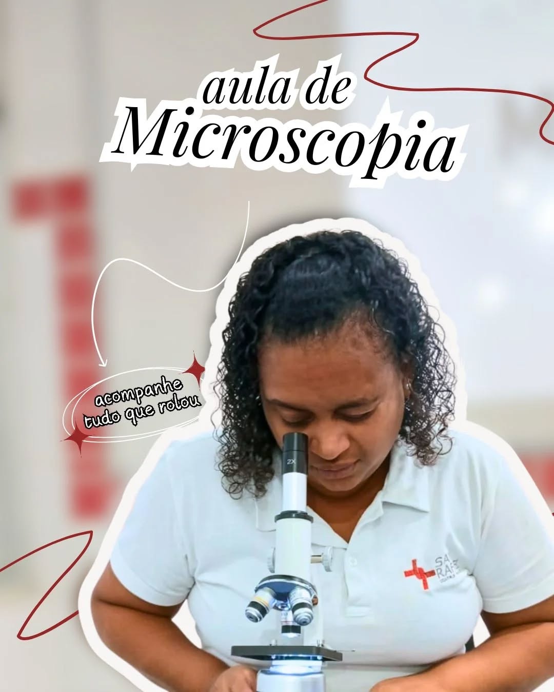 A ciência começa nos detalhes que os olhos não vêem, Na aula de microscopia nossos alunos exploram um universo invisível, despertando curiosidade, conhecimento e precisão. Pilares essenciais para a formação.🔬🦠👩⚕️
Aula ministrada pela Professora: Adriana Borges @adrianaborgesnutri