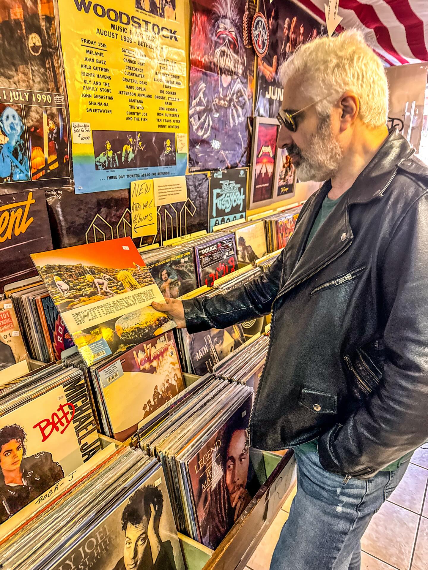 Nothing like visiting a record store:)