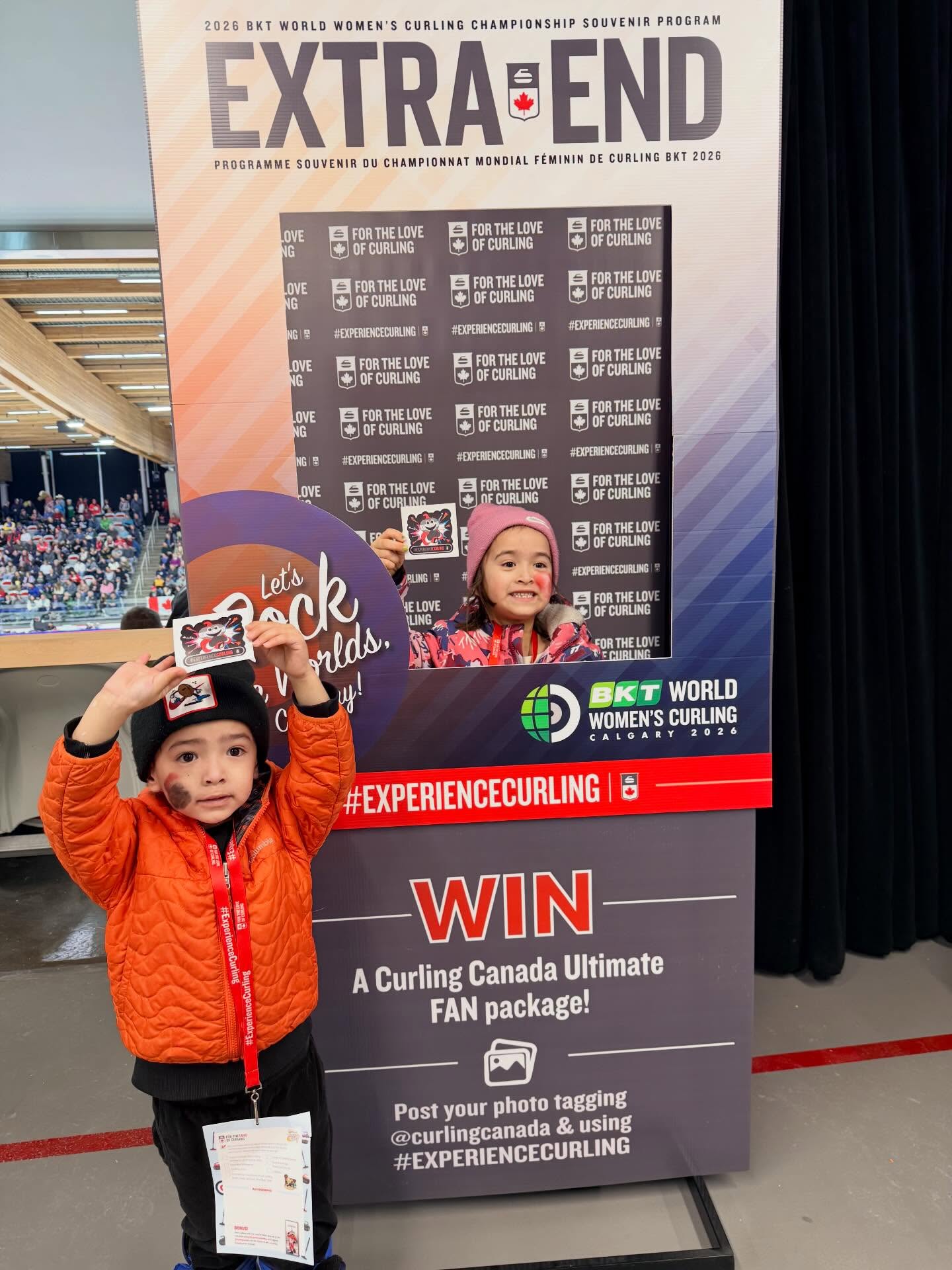 While I’m in a online weekend retreat the kids are being extra Canadian 🥌 🇨🇦 #experiencecurling