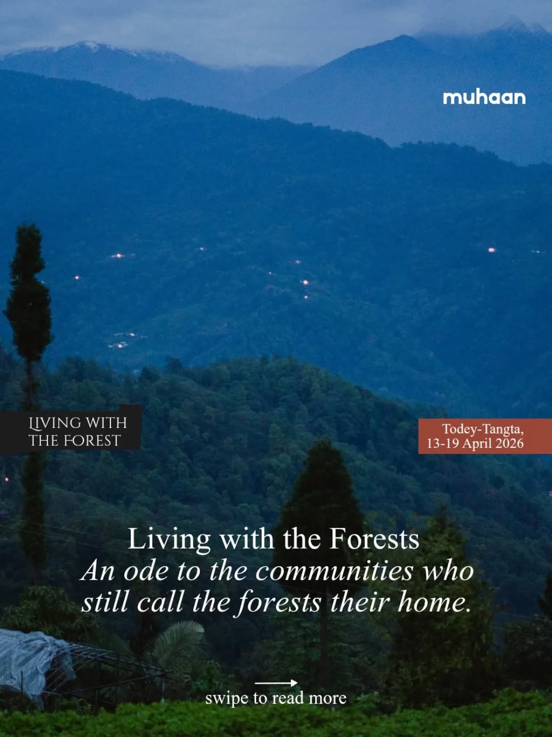 For a long time, forests have been imagined as places separate from human life — spaces that must either be protected from people or exploited by them.
Yet across the world, there are communities who have lived with forests for generations. Their lives, cultures, and knowledge systems evolved through deep relationships with these landscapes.
In the forest villages around Neora Valley National Park, many of these ways of life are slowly disappearing. Changing regulations, shifting livelihoods, and migration are gradually distancing communities from practices that once connected them deeply with the forest.
But the knowledge still survives — in the memories of elders, in everyday observations of nature, and in traditions passed quietly across generations.
Living with the Forests was started to recognise these communities as important custodians of the forest, and to create a space where people can learn from their experiences, stories, and wisdom.
It is also an attempt to shift the conversation from “protecting forests from people” to understanding how people and forests can coexist.
📍 Todey–Tangta, forest fringe villages of Neora Valley
📅 13–19 April
Registrations are now open.
Link in bio.
#livingwiththeforests
#neoravalley
#easternhimalayas
#forestcommunities
#bioculturaldiversity
#indigenousknowledge
#communitywisdom
#slowtravelindia
#experientiallearning
#muhaan