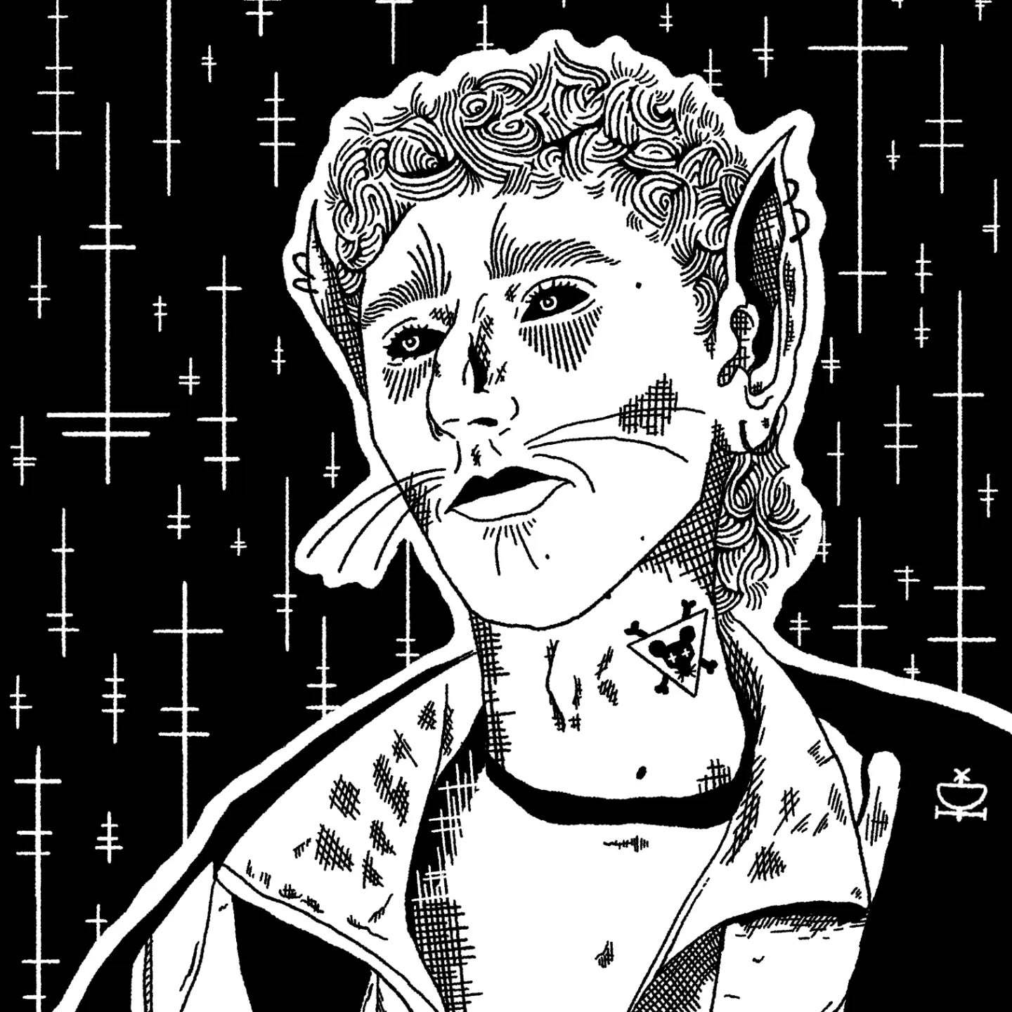 Lab Rat: Acidas
Procreate: @truegrittexturesupply Monomania Brush Set - “Rough N’ Stuff”
#procreate #procreateart #procreatedrawing #monomania #kindredstudio #truegrittexturesupply #fineliner #ink #liner #pendrawing #fantasyart #fantasyartist #inkdrawing #elfart #illustrator #illustration #illustrationartists #drawing #sketch #blackwork