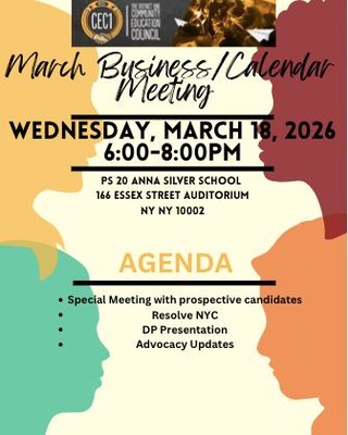 CEC 1 March Business / Calendar Meeting 03/18/2026
