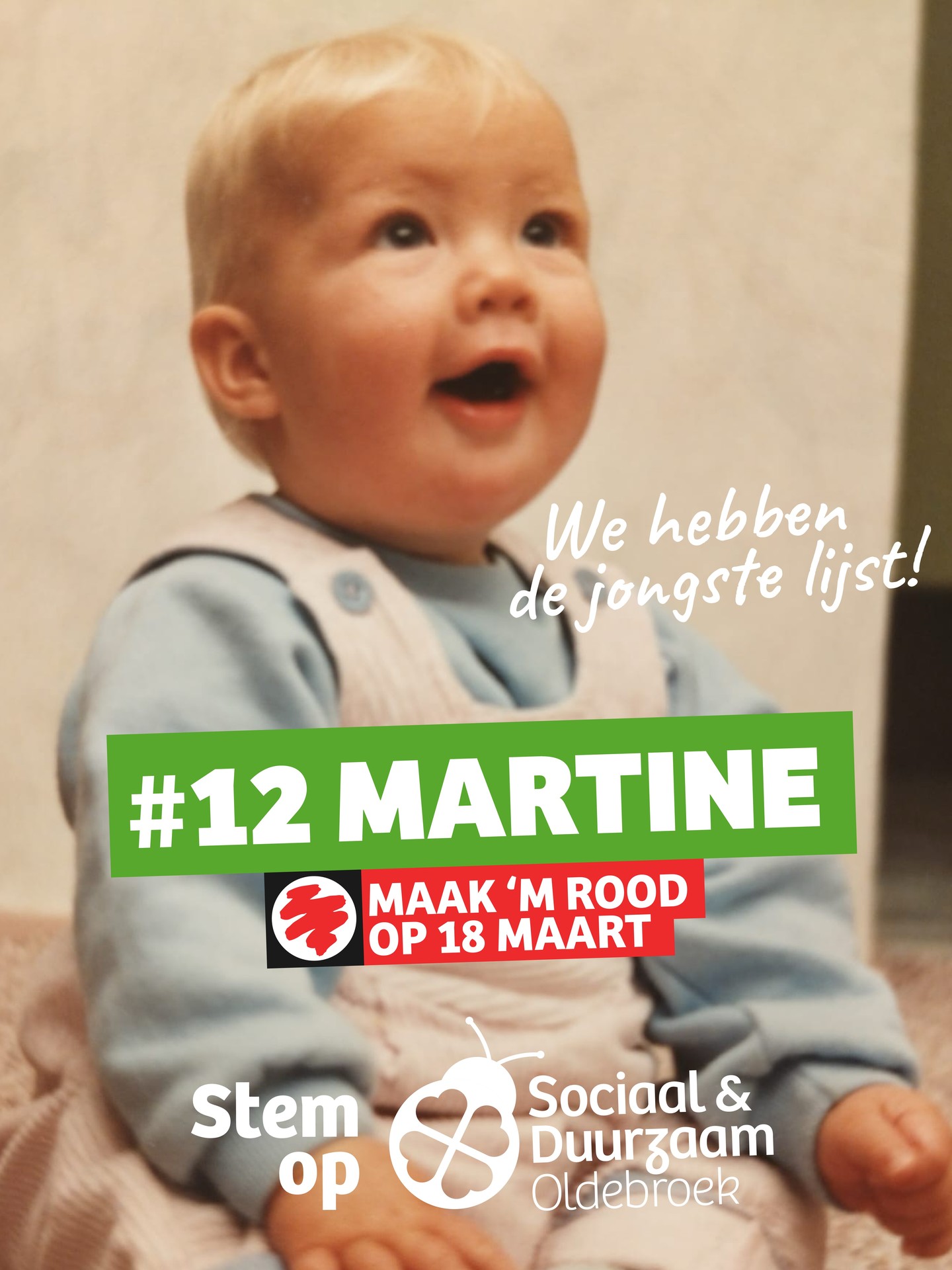 Op 12 staat Martine! 💚