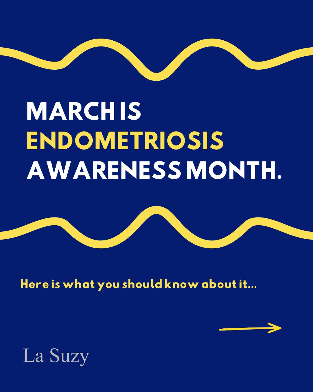 March is Endometriosis Awareness Month. 💛
Endometriosis affects more than 1 in 10 women and those born with a uterus worldwide, yet it still takes an average of nearly a decade to receive a diagnosis.
This March, we amplify the voices of those living with Endometriosis and advocate for earlier diagnosis, increased research funding and better treatments.
Listen. Support. Advocate. 💛
#EndometriosisAwareness #ListenToBodies #WomensHealth #ChronicIllness