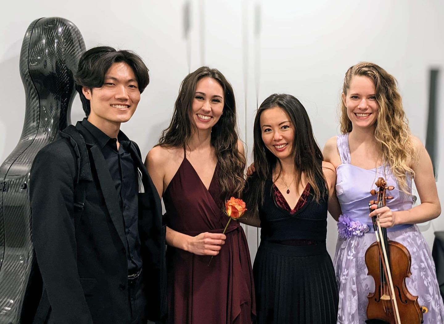 Thankful for these amazing people who kept me smiling this semester 🫠 #mastersrecital