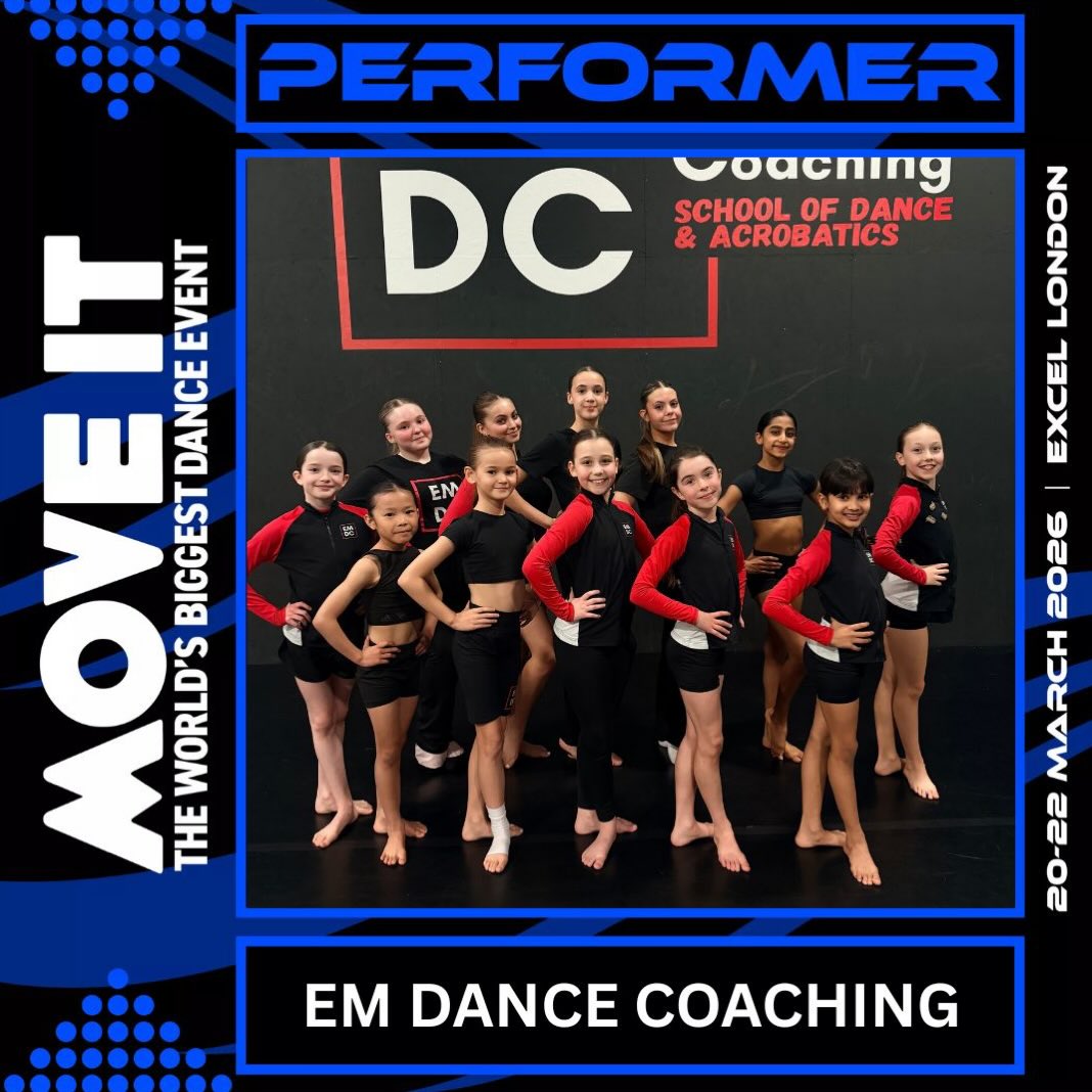 INTRODUCING…
Our MoveIt 2026 Team 💥
We can’t wait to get these girls back up on Supreme’s Discovery Stage at MoveIt this FRIDAY 🤩
✨ Friday 20th March at 11:25am
#MoveIt #moveit2026 #dance #miltonkeynesdance