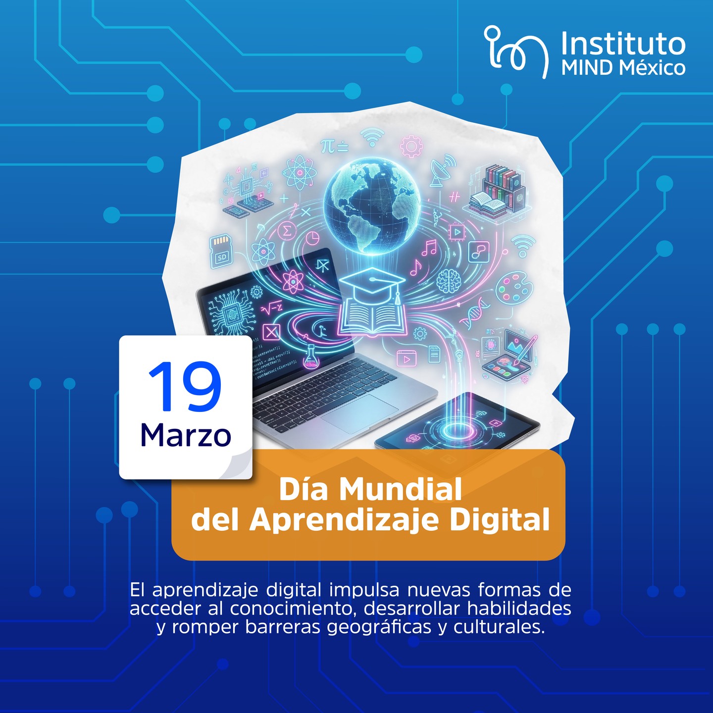 Hoy celebramos el poder de aprender sin límites.
En el Día Mundial del Aprendizaje en Digital, recordamos que el conocimiento está a un clic de transformar tu futuro. 💻🚀
