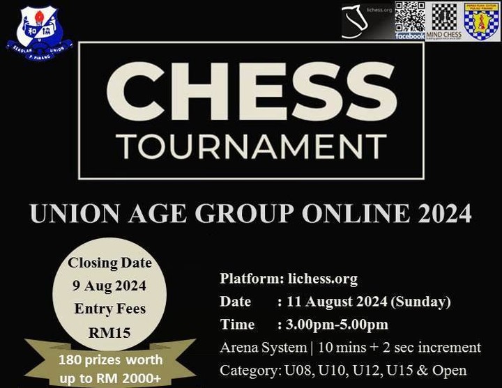 ~Aug, 2024. UNION Age Group ONLINE Tournament~
Our 10yo fighting aggresively for 13 rounds ! 🔥Marvin Khaw🔥
⭐️BEST U10 PCA (Penang Chess Association)⭐️
#chess #ChessNotCheckers #babygenius #startegies #acglobalchessacademy