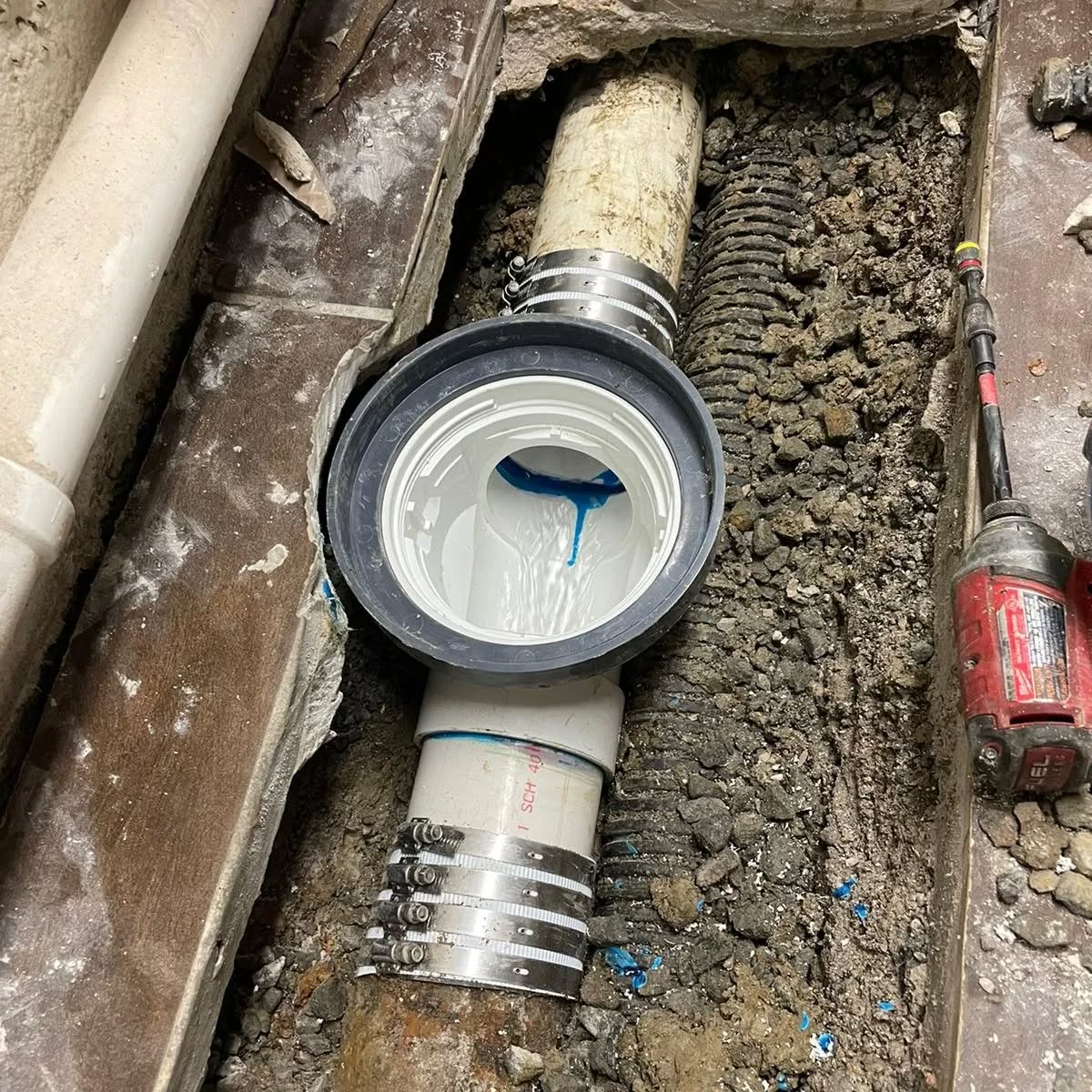 If you've ever experienced main sewage back up into your home or business caused by overtaxed shared public utility lines, we know it's not an enjoyable experience.
Many local municipality sewage systems remain with shared storm drainage function. During heavy prolonged rains, the lines become overtaxed, rising up and into living and business operational space.
We strongly recommend installation of backwater valves to protect the waste plumbing from filling the structures lowest level with sewage and storm water!