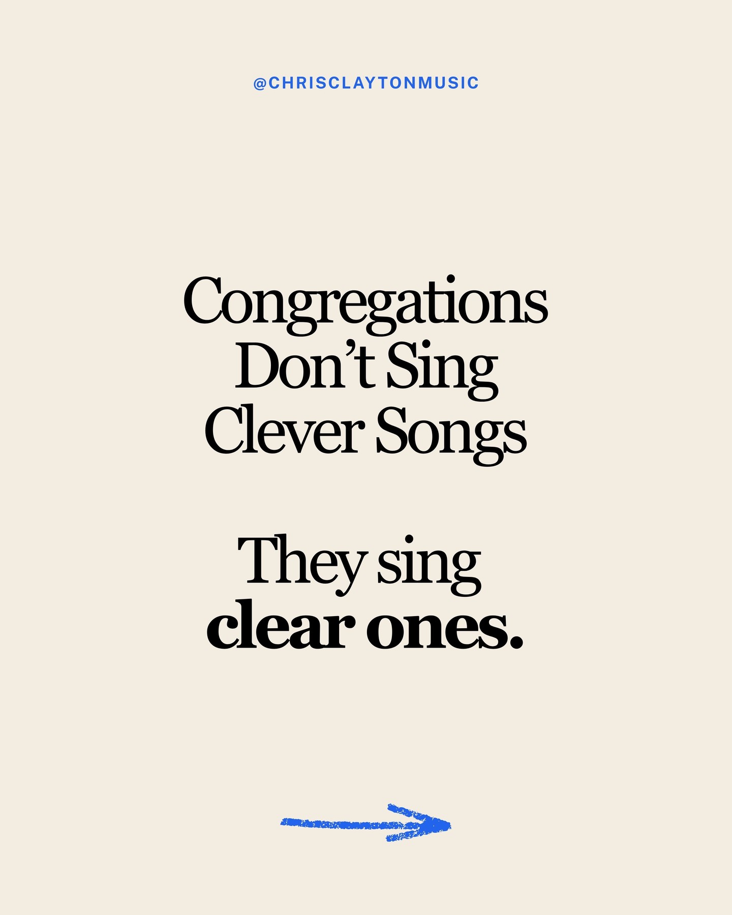 One of the biggest tensions in worship songwriting is the pull between being clever and being clear.
But congregations experience songs very differently than writers do. And that reality should shape the way we write.
Crafting Songs That Serve the Church — Week 2 of 6
Follow along over the next few weeks if you’re writing songs for the Church.
