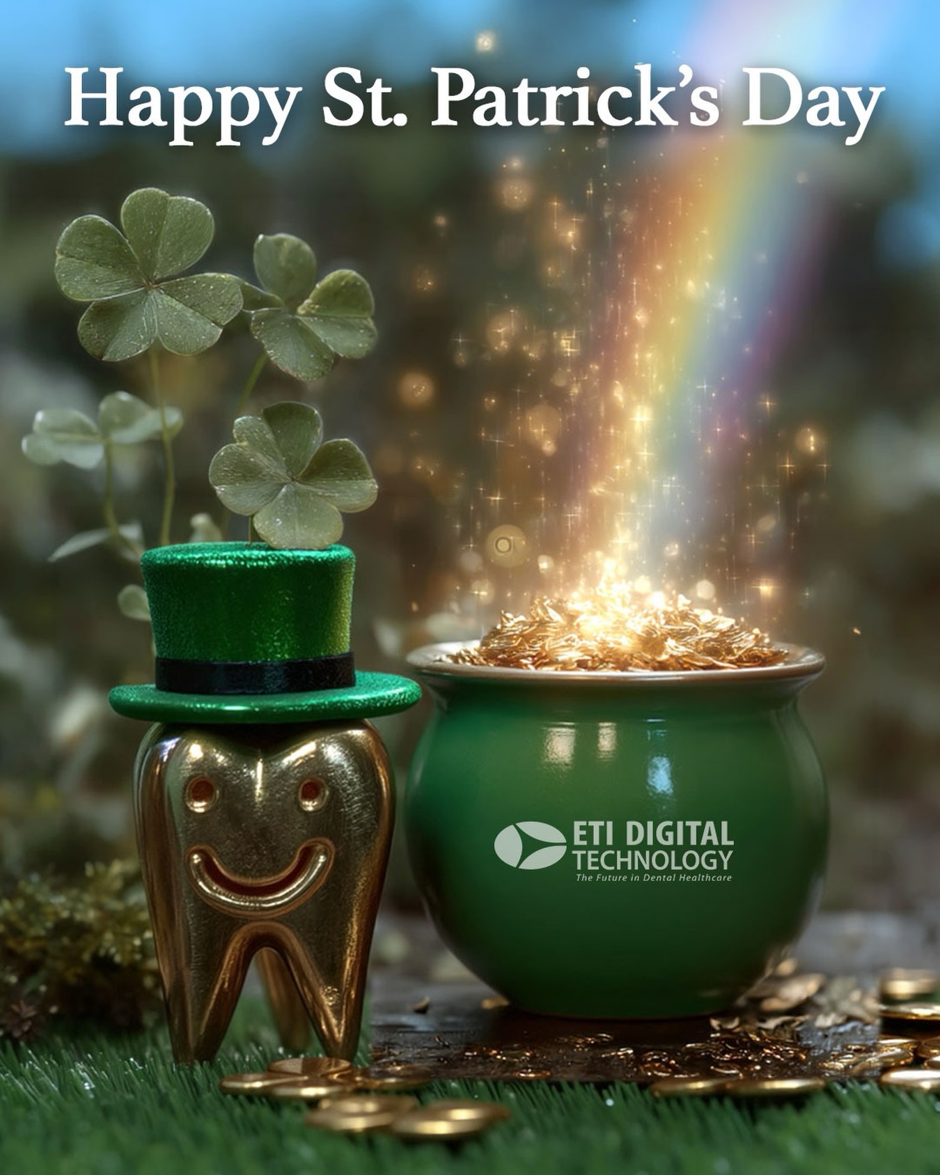 🍀 Lucky smiles start with the right tools! This St. Patrick’s Day, we’re celebrating the gold standard in dental care—reliable, high-quality devices that keep practices running smoothly and patients smiling brighter than a pot of gold. 🌈✨
.
Here’s to precision, performance, and a little extra luck in every procedure. Happy St. Patrick’s Day from all of us! 🦷💚
.
#StPatricksDay #ETIDigitalTechnology #LuckySmiles #DentalProfessionals #medicaldevice