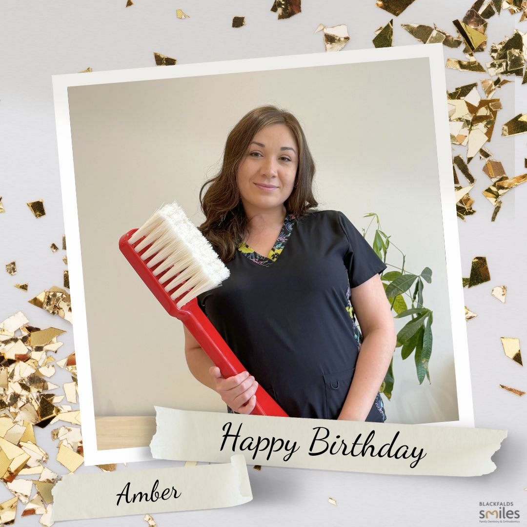 Happy Birthday to our dental assistant, Amber! ๐
Wishing you a day filled with joy!