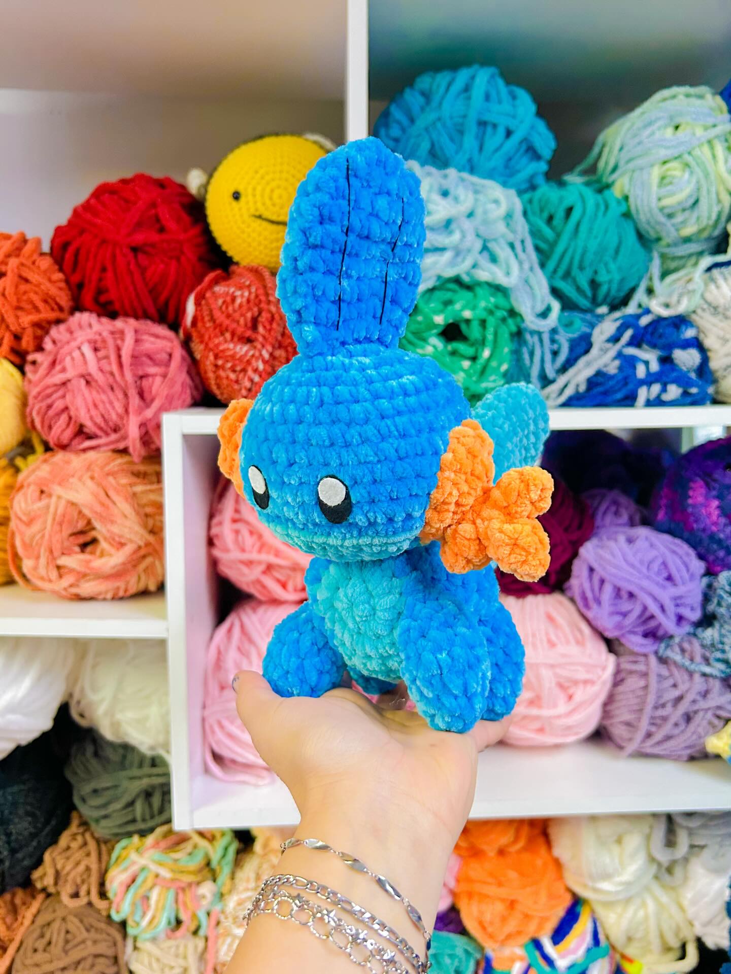 I crocheted this Mudkip plushie a while back and I still think he turned out so cute. 🩵✨
Now I’m thinking… I might need to crochet more Pokémon plushies. 👀
There are so many good ones though, I can’t decide which one to try next.
💬 Which Pokémon plushie should I make next?
Comment your ideas because I might turn your suggestion into my next plushie.
Saves, shares and comments are always appreciated! 🫶🏼✨ #crochet #amigurumi #yarnfusion #handmadebusiness #crochetplushie