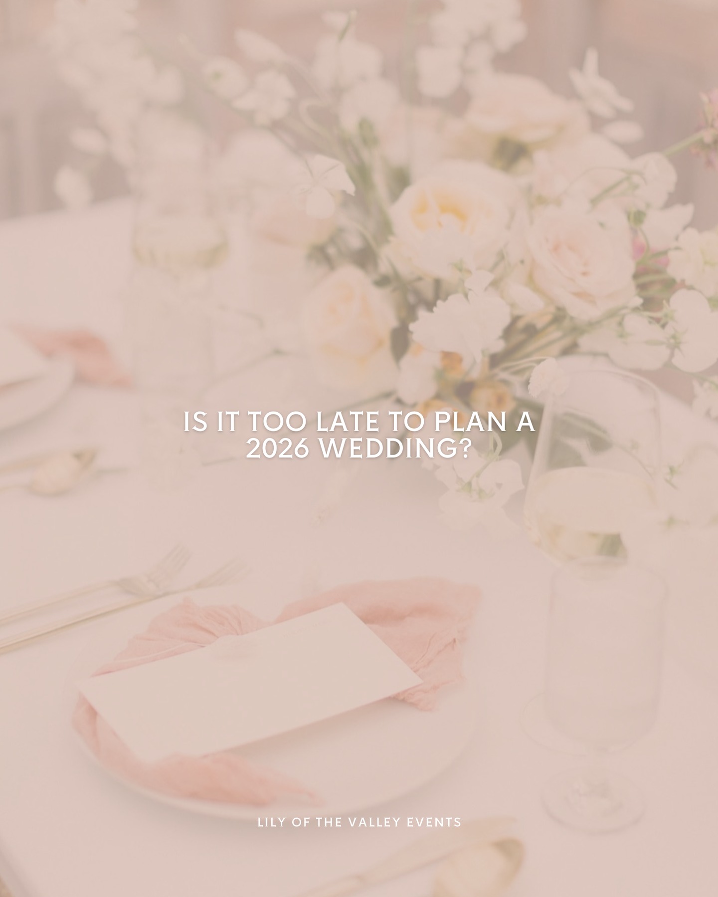 Every week I get asked, “Be honest… is it too late to plan for 2026?”
The truth is, it’s not about the year. It’s about the plan and if you're a bride with flexibility then it can still happen!
If you are newly engaged and want help building a plan, you know where to find me 🤍
www.lotvevents.com