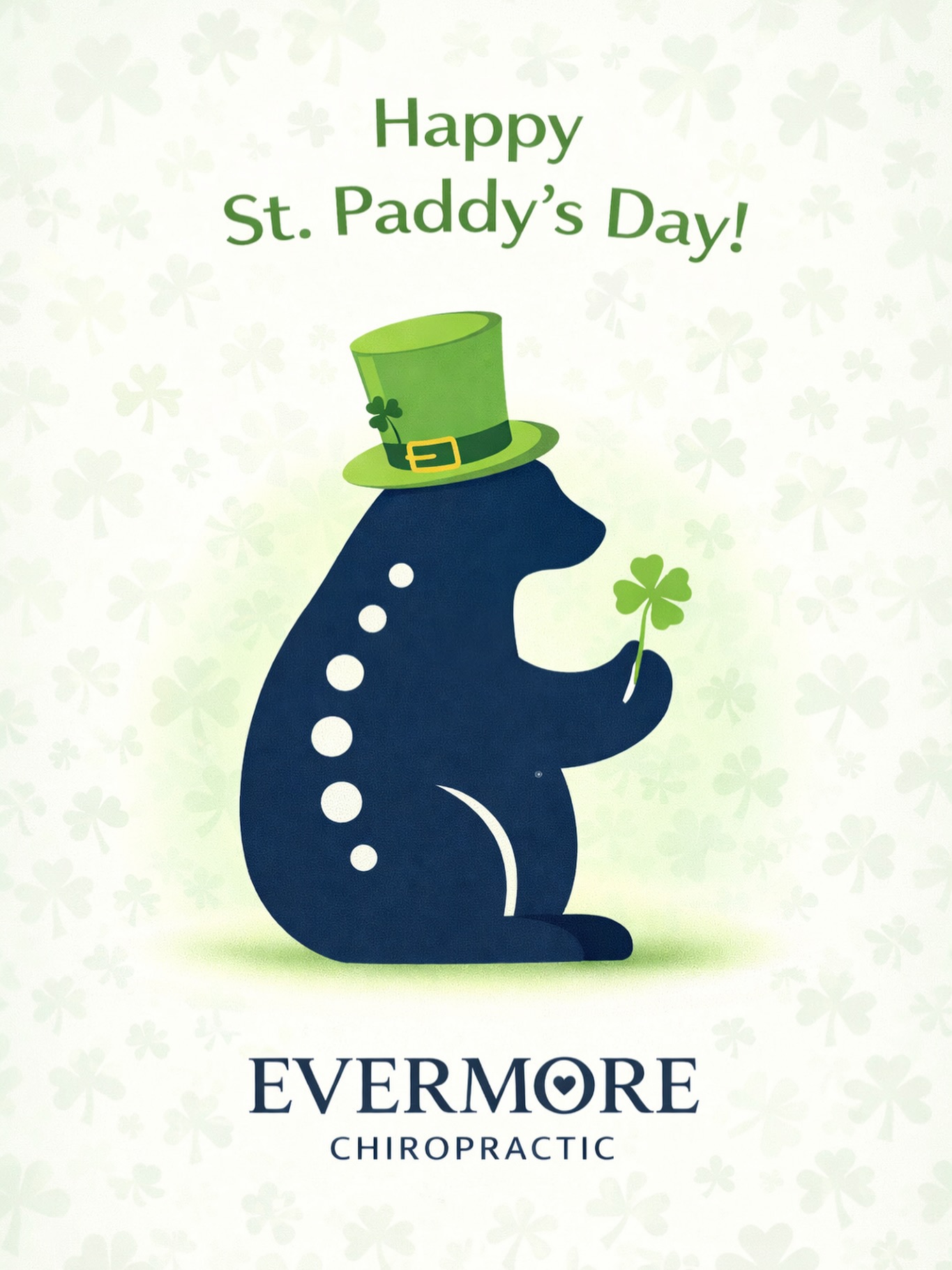 Lucky to have patients like you 🍀
Wishing you a happy and healthy St. Patrick’s Day from Evermore 💚