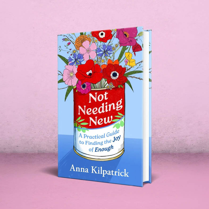 Happy to see another of my design projects in print! Not Needing New: A Practical Guide to Finding the Joy of Enough is out in March, and is a wonderful reminder to stop craving things we don't need and instead enjoy a simple and fulfilling life.
My job was page design and layouts for this 272-page book.
Huge congratulations to the author Anna! @not.needing.new