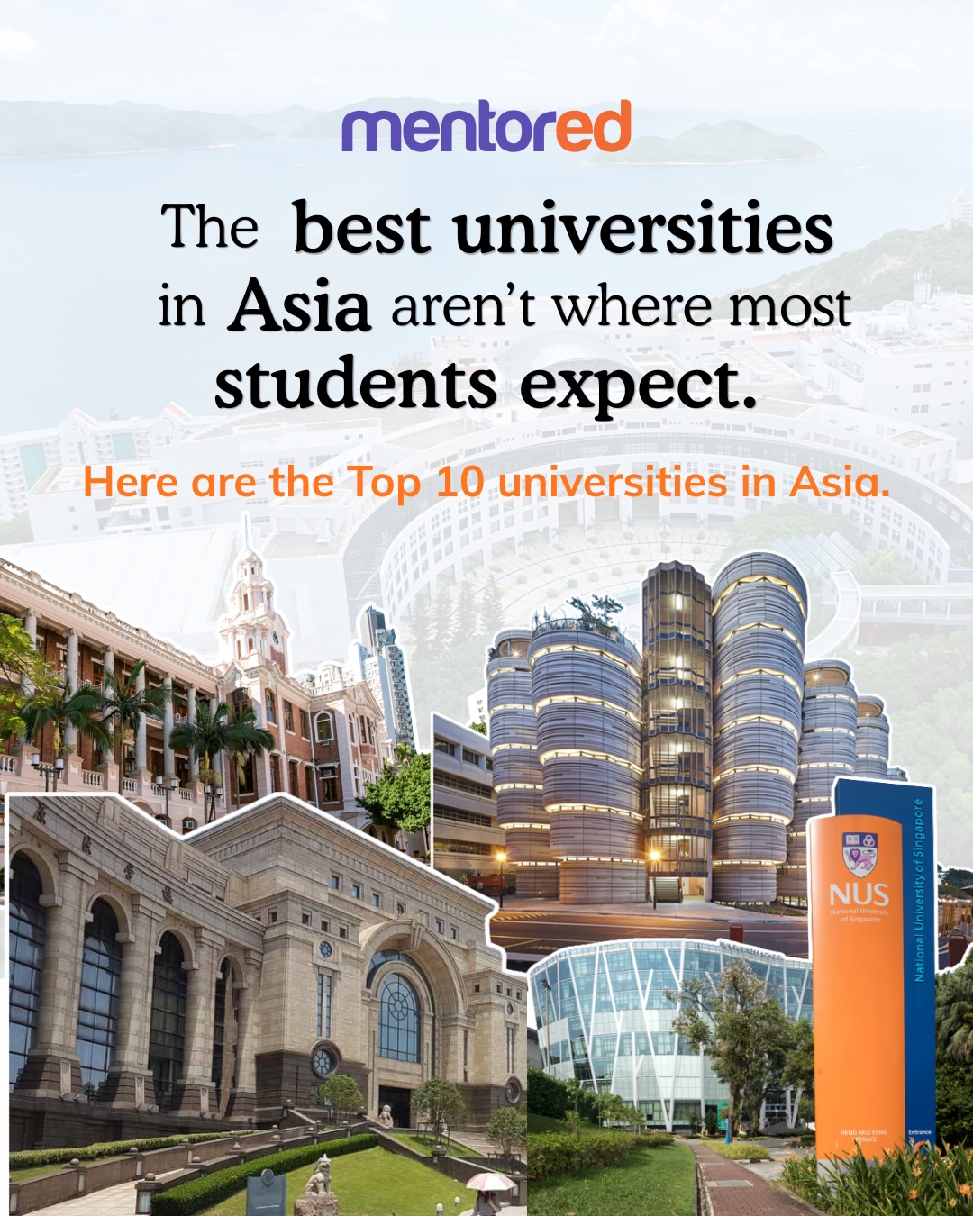 Everyone talks about studying in the US, UK, or Canada.
But the top universities in Asia are rising fast in global rankings. 🌏
According to the QS Asia University Rankings 2026, universities like University of Hong Kong, Peking University, NTU, and NUS dominate the Top 10.
They stand out for their research impact, global reputation, and strong employer recognition.
P.S. - No 7 and 3 are tied.
Would you consider studying in Asia instead of the US or UK?
#studyabroad #studyinasia #qsrankings #universityrankings mentore