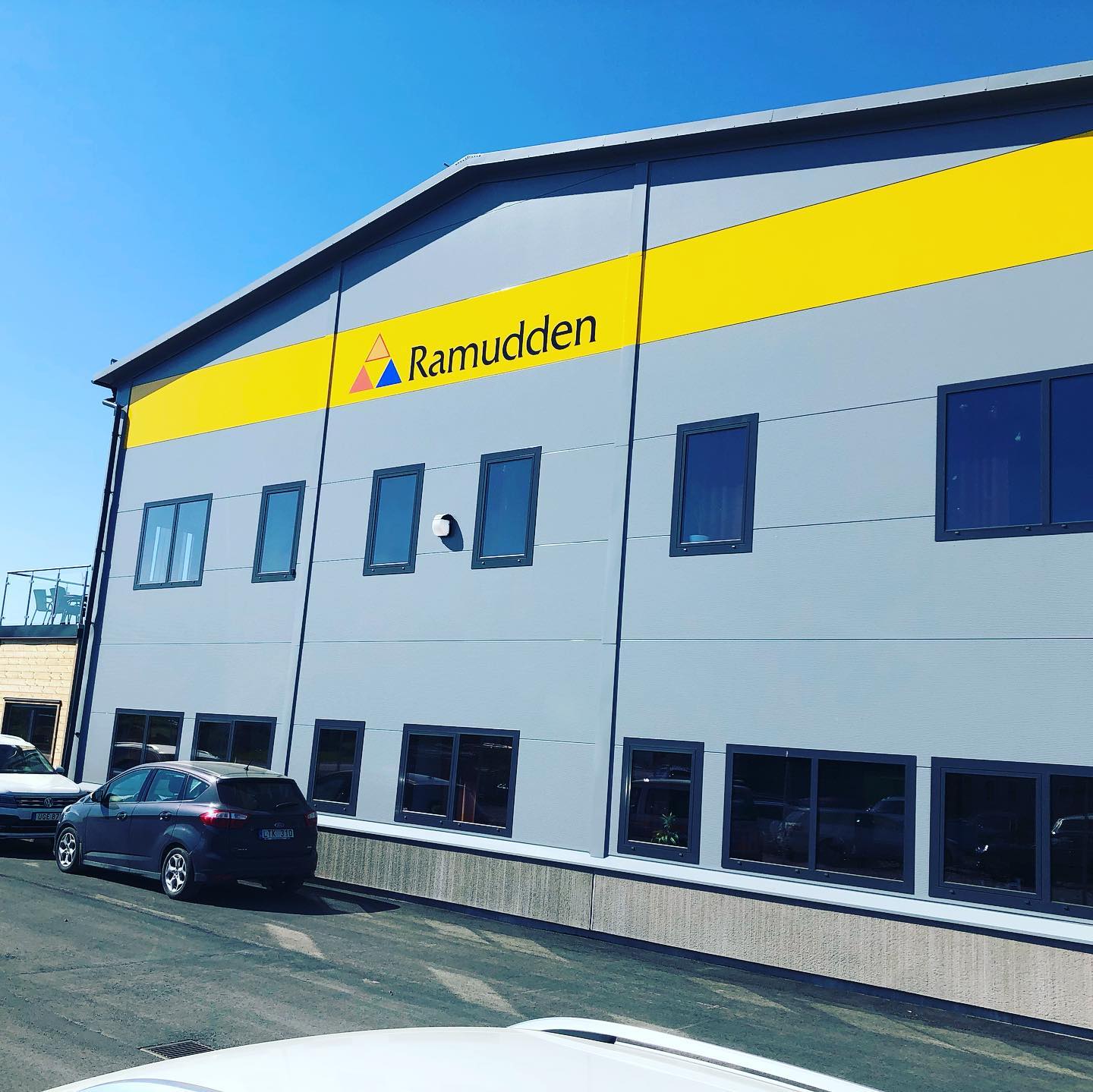 Foliering av fasad till Ramudden