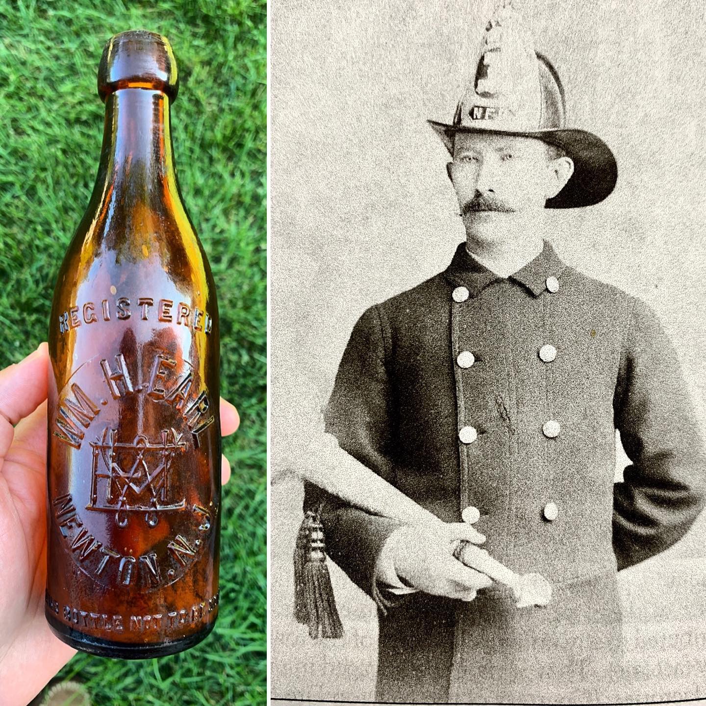 Four years ago I pulled a 1903 bottle embossed with “WM. H. Earl Newton, NJ” out from a river on my kayak where it was wedged between two large rocks in about 5 feet of water. Surprisingly, it was in great condition (without any chips or scratches) for a bottle that has most likely spent the last 116 years underwater in a turbulent and jagged environment.
The bottle was registered to William H. Earl, a hotel and cafe owner in Newton, NJ who started his business on October 16, 1897. Earl’s 26 room hotel remained open until his death in April, 1925. The longevity of Earl’s bottling career, coupled with the ever-improving bottle manufacturing processes of the era, meant that dozens of variants of unique Earl bottles were created.
Since discovering this artifact, I have gone on to find and preserve hundreds of historical treasures, most of which have been dug or plucked from streams, rivers, and lakes.
It’s an incredible feeling to be able to pull an object out of the ground or water and to realize that you’re the first person to be holding it in over a century. Since finding my first bottle, I’ve made it my mission to collect every Earl variant.
Click the link in my bio to see the rest of my Earl collection.
Thanks for following along!
-Dave
.
.
.
.
#collection #bottlecollection #bottledigging #bottles #bottlehunting #lostandfound #pickers #antiques #historyhunter #bottlecollectors #antique #treasurehunting #history #bottlecollector #antiquebottle #bottledig #bottlecollecting #finditpickitup #treasure #adventure #treasures #detecting #savinghistory #dirtfishing #travel #explore #buriedtreasure #bottlesandbits #treasurehunter #artifacts