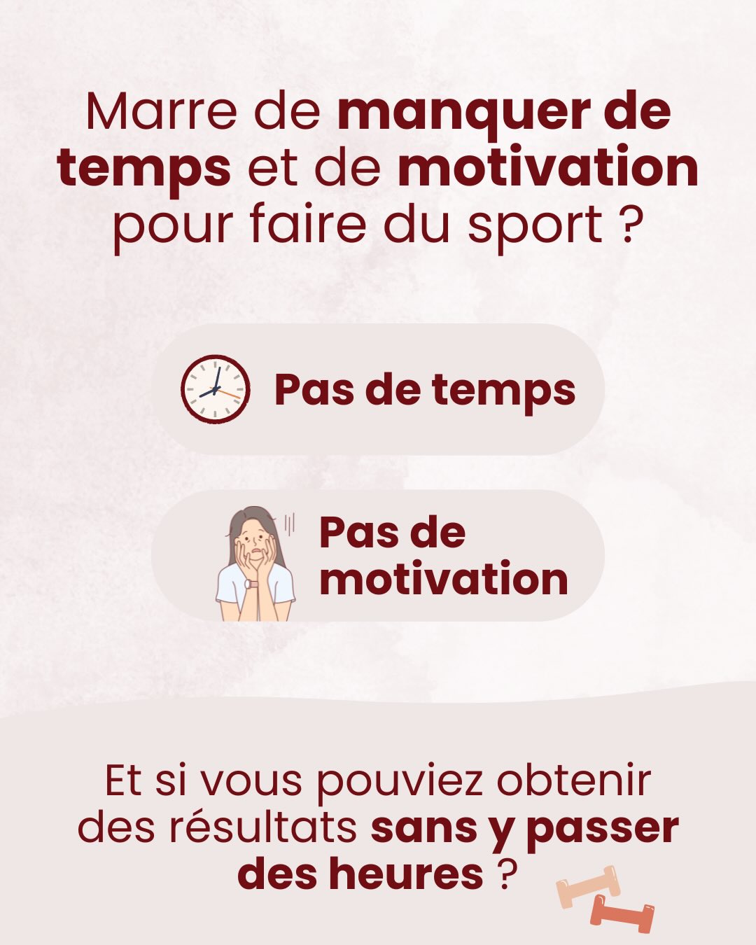 Marre de manquer de temps et de motivation pour faire du sport ? Chez STIM ACCESS, on a la solution ❤️🔥
#sportmotivation #sport #pertedepoids #prisedemasse #glowup