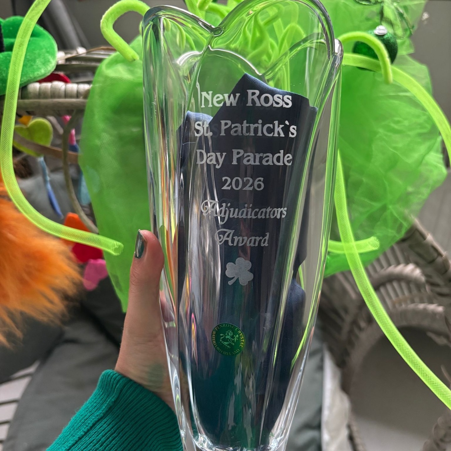 A massive well done to our school who won the Adjudicators Award at the parade yesterday. Amazing work and effort was put into making the props and posters by the parade committee.☘️