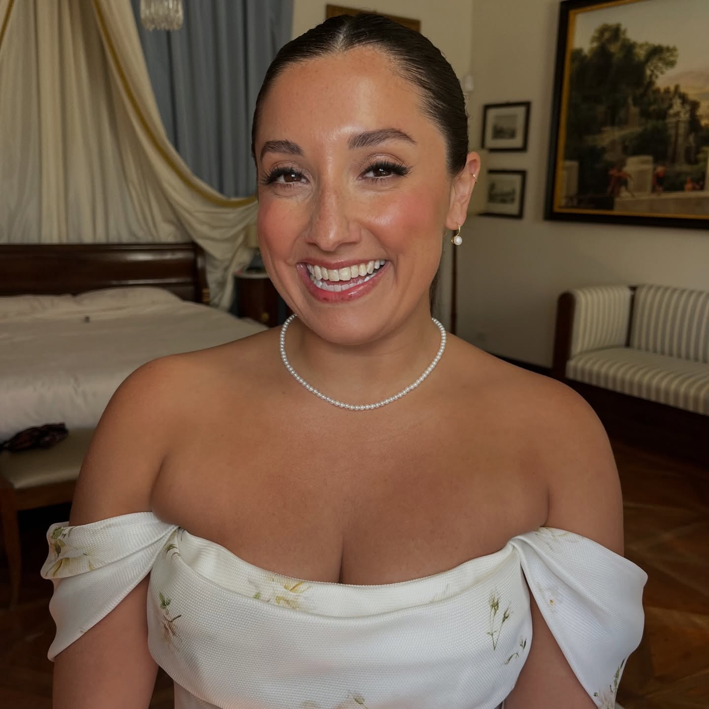 “It’s hard to put into words how truly exceptional Carla’s work is—if I could give her more than five stars, I absolutely would. Over the years, I’ve had my hair and makeup done countless times by various artists, but nothing compares to the magic Carla creates. For my wedding weekend, I had the privilege of having my hair and makeup done on two separate occasions, and both experiences were absolutely flawless.
As someone who typically wears minimal makeup, I was amazed at how Carla made me feel radiant, confident, and genuinely glowing. She took the time to listen to exactly what I envisioned, and her down-to-earth personality made the whole process feel so comfortable and enjoyable. I never once felt like I was just another client—Carla truly cares about making you feel your best.
I know it’s common for glowing reviews to say “book her now,” but honestly, I can’t stress it enough: Carla is the one you want. Out of all the wedding vendors I worked with, she was among the very best, and I’m beyond grateful I chose her. If you want to look incredible, feel amazing, and trust someone who genuinely delivers, Carla is the artist you need. I only wish I could have her work her magic on me every day!
Don’t hesitate—booking Carla is a no-brainer.”