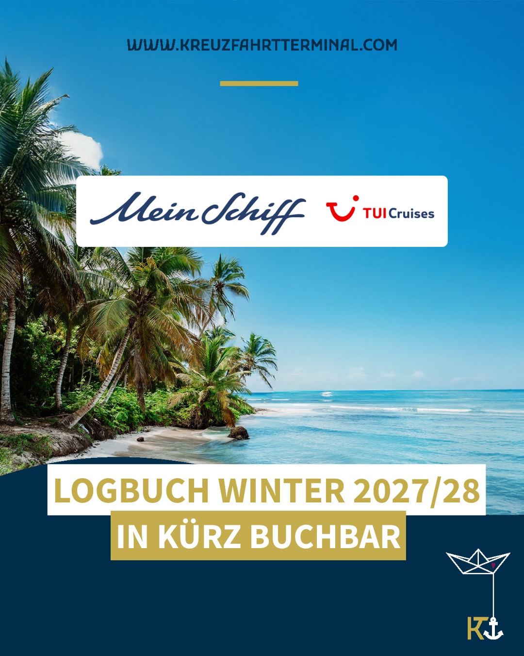 𝗩𝗼𝗿𝗳𝗿𝗲𝘂𝗱𝗲 𝗮𝘂𝗳 𝗱𝗲𝗻 𝗪𝗶𝗻𝘁𝗲𝗿 𝟮𝟬𝟮𝟳/𝟮𝟴 – 𝗶𝗻 𝗞ü𝗿𝘇𝗲 𝗯𝘂𝗰𝗵𝗯𝗮𝗿.
Freut euch schon auf eure persönliche Auszeit für den Winter 2027/28 mit zahlreichen Wohlfühlmomenten an Bord der Mein Schiff® Flotte.
Es erwartet euch die traumhafte Karibik mit Anläufen der beliebten ABC-Inseln, sowie erstmals der Amerikanischen Jungerferninseln mit Frederiksted auf St. Croix, St. Thomas sowie Puerto Rico.
Entdecken könnt ihr außerdem die Kanarischen Inseln - inklusive Silvesterfeuerwerk vor Madeira, Südostasien und auch Nord- und Westeuropa mit Abfahrten ab/bis Deutschland.
Ein Highlight stellt das neue Fahrtgebiet Südafrika und Indischer Ozean dar.
Im PRO-Tarif sichert ihr euch jetzt exklusive Vorteile, wie z.B. die freie Wahl eurer Wunschkabine. Mit den Mein Schiff® Premium-Inklusivleistungen in allen Tarifen genießt ihr besondere Wohlfühlmomente ganz ohne Extrakosten.
Die Routen sind in Kürze buchbar - 𝗷𝗲𝘁𝘇𝘁 𝘀𝗰𝗵𝗼𝗻 𝗯𝗲𝗶 𝘂𝗻𝘀 𝘃𝗼𝗿𝗺𝗲𝗿𝗸𝗲𝗻, 𝗪𝘂𝗻𝘀𝗰𝗵𝗸𝗮𝗯𝗶𝗻𝗲 𝘀𝗶𝗰𝗵𝗲𝗿𝗻 𝘂𝗻𝗱 𝘃𝗼𝗻 𝗱𝗲𝗻 𝗙𝗿ü𝗵𝗯𝘂𝗰𝗵𝗲𝗿 𝗔𝗻𝗴𝗲𝗯𝗼𝘁𝗲𝗻 𝗽𝗿𝗼𝗳𝗶𝘁𝗶𝗲𝗿𝗲𝗻!
𝗠𝗘𝗘𝗥𝗕𝗟𝗜𝗖𝗞? 𝗞𝗧⚓
#kreuzfahrt #premiuminklusivleistungen #winter2027/28 #kanaren #karibik #meerblick? #südostasien #südafrika #nordeuropa #meinschiff #kreuzfahrtterminal #wohlfühlflotte