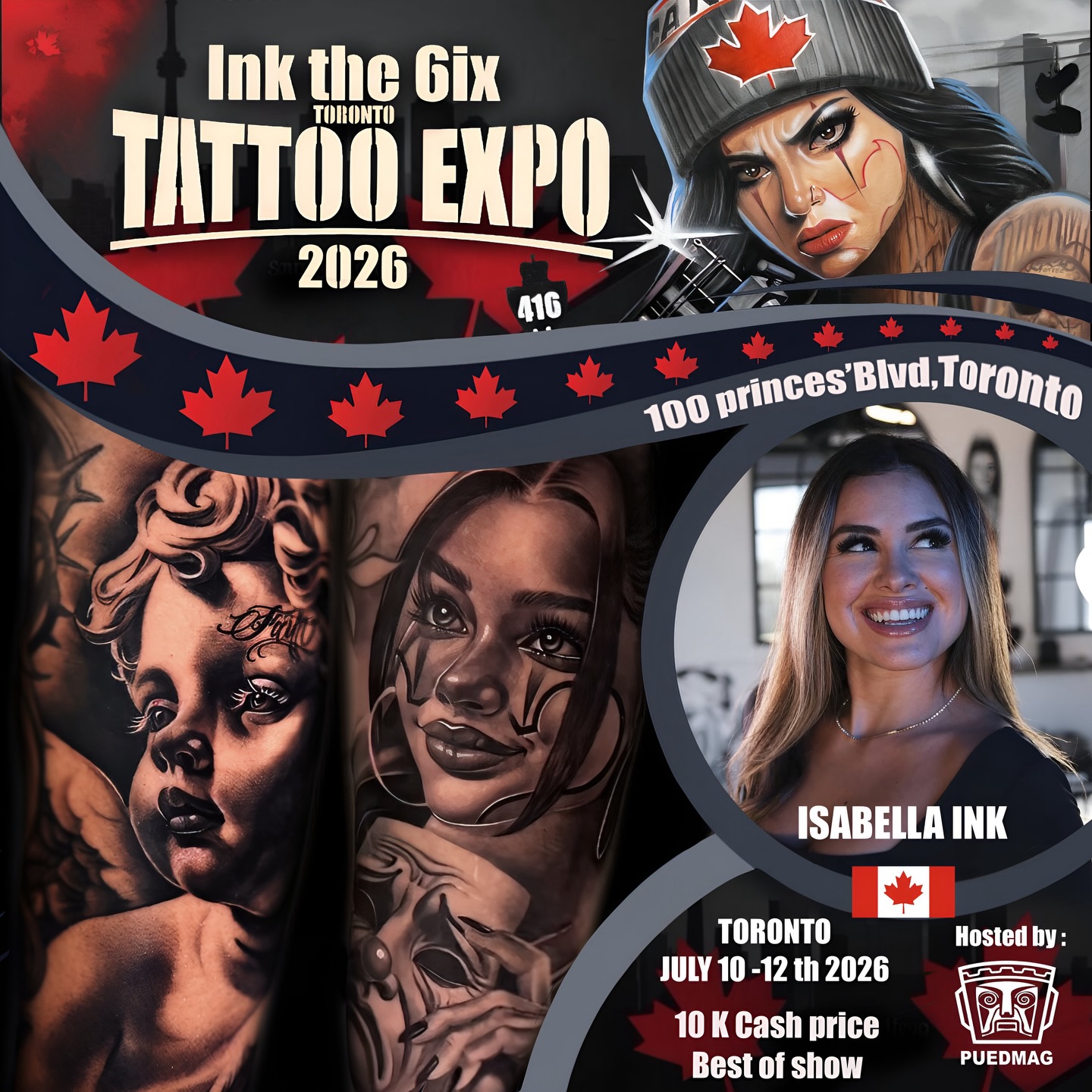 🔥 Welcome @isabella.ink to the second edition of @inkthe6ixtorontotattooexpo 2026!
If you’re looking for amazing black & gray tattoos, make sure to DM Isabella directly to book your appointment. She will be tattooing live at the expo.
📍 Enercare Event Centre – Toronto
📅 July 10–12, 2026
Don’t miss the chance to get tattooed by incredible artists and be part of one of the biggest tattoo events in the city.
You either win with us or watch us win.
We The North. 🇨🇦