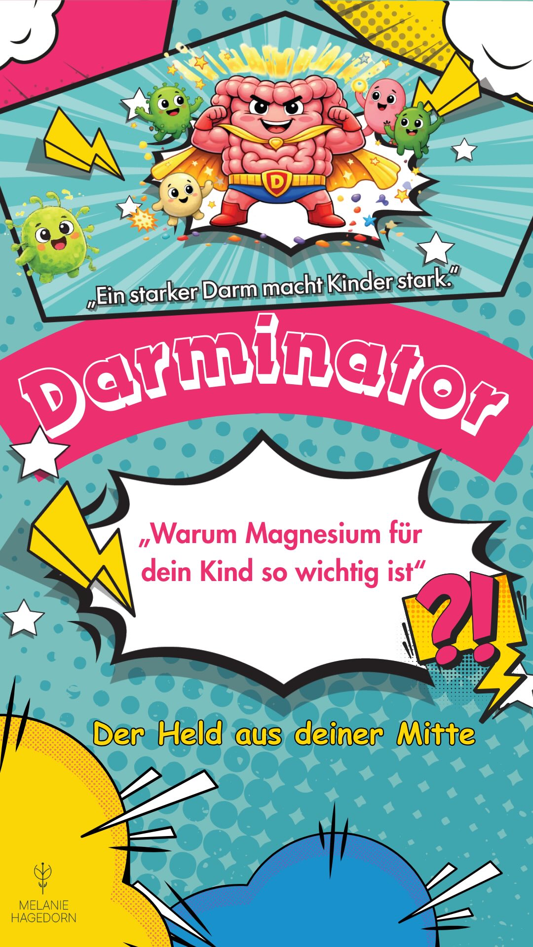 Magnesium ist einer der wichtigsten Mineralstoffe für den Körper deines Kindes.
Und trotzdem wird er oft unterschätzt.
Magnesium ist vor allem wichtig für:
– das Nervensystem
– die Entspannung
– die Reizverarbeitung
– die Konzentration
Gerade Kinder, die schnell überfordert sind, schwer zur Ruhe kommen oder sehr sensibel auf Reize reagieren, haben oft einen erhöhten Bedarf.
Was viele nicht wissen:
👉 Auch der Darm spielt hier eine wichtige Rolle.
Denn Magnesium wird im Darm aufgenommen.
Wenn der Darm nicht im Gleichgewicht ist, kann es sein, dass wichtige Nährstoffe – wie Magnesium – gar nicht richtig im Körper ankommen.
Das bedeutet:
Selbst wenn die Ernährung „eigentlich gut“ ist, kann trotzdem ein Mangel entstehen.
Und genau hier wird es spannend.
Denn plötzlich macht Verhalten mehr Sinn.
Nicht als Problem.
Sondern als Signal.
💭 Kommt dein Kind gut zur Ruhe?