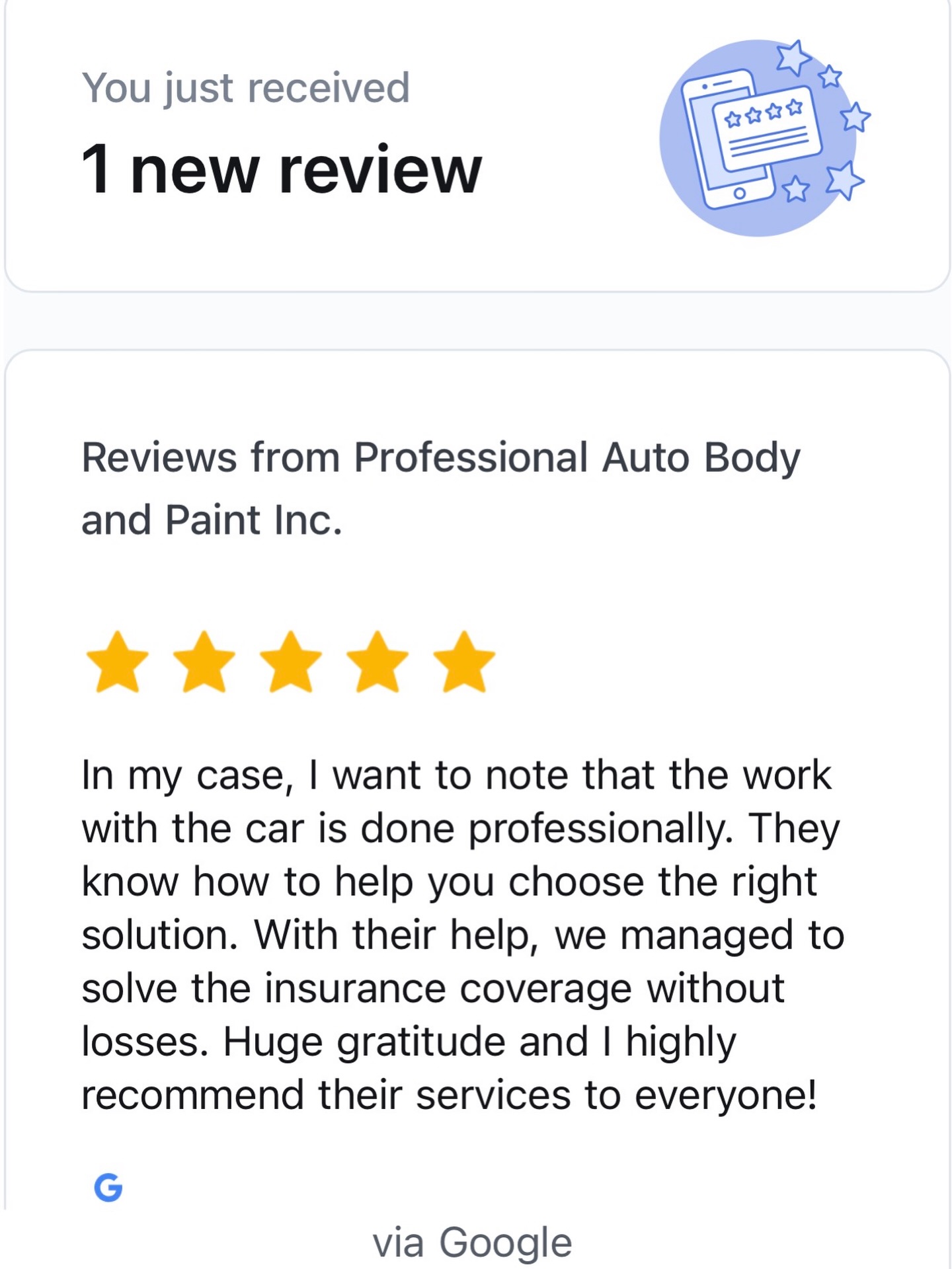 ⭐️⭐️⭐️⭐️⭐️
We just received another 5-star review — and this one means a lot.
This customer came to us for the first time feeling unsure. Like many people, they were initially guided toward an insurance-preferred network shop. But instead, they chose to go a different route — one focused on quality, not volume.
They trusted a locally owned, independent shop over a large corporate chain.
And here’s what they experienced:
✔️ Professional, high-quality work
✔️ Guidance through the insurance process
✔️ Advocacy to ensure everything was covered properly
✔️ No shortcuts, no compromises
At our shop, we don’t operate like a production line. We don’t answer to corporate quotas or prioritize volume over people.
We focus on doing things the right way — following proper repair procedures, advocating for our customers, and making sure every detail is handled with care.
Because when you file an insurance claim, it should be about restoring your vehicle properly to pre-loss condition— not cutting corners to save the insurance’s bottom line.
We’re proud to be a small, independent shop that puts integrity first.
Thank you to our amazing customer for trusting us and for the kind words. Your support means everything.
If you value quality, transparency, and service that puts YOU first — we’re here for you 💚
#qualityoverquanity
#passionoverprofit
#customersupport
#suportsmallbusiness
#pdx