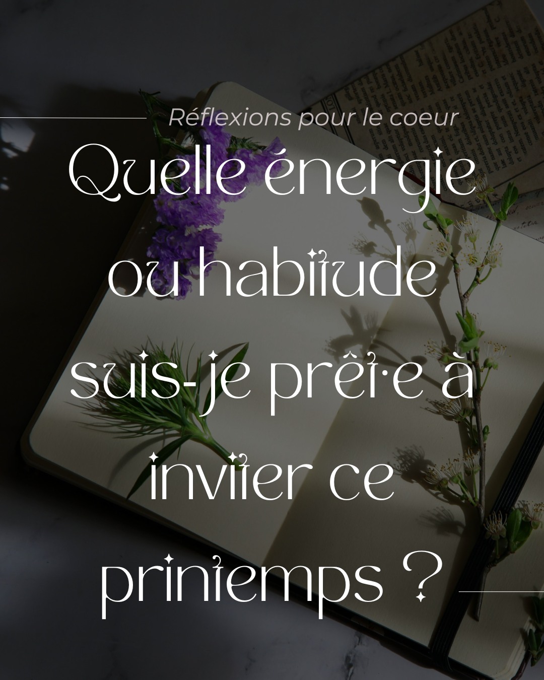 Accueillir une énergie nouvelle ou une habitude positive ouvre le chemin à croissance et renouveau. 🤍
//
Welcoming new energy or habits sets the stage for growth and renewal. 🤍
#springenergy #nouveauxhabits #mindfulgrowth #holisticwellness #montrealwellness #mtlwellbeing #intentionalwellness #selfgrowth