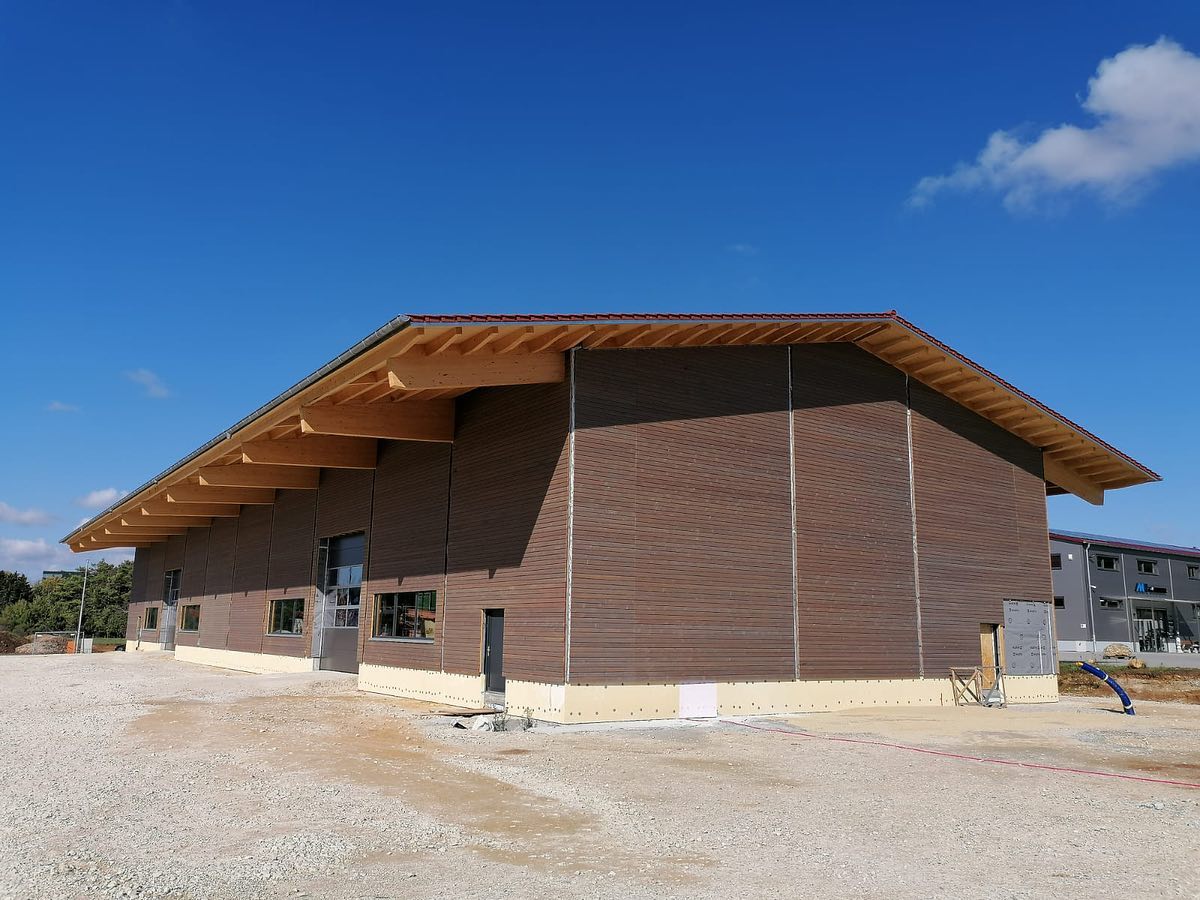 Neubau unserer Produktionshalle in Degerndorf